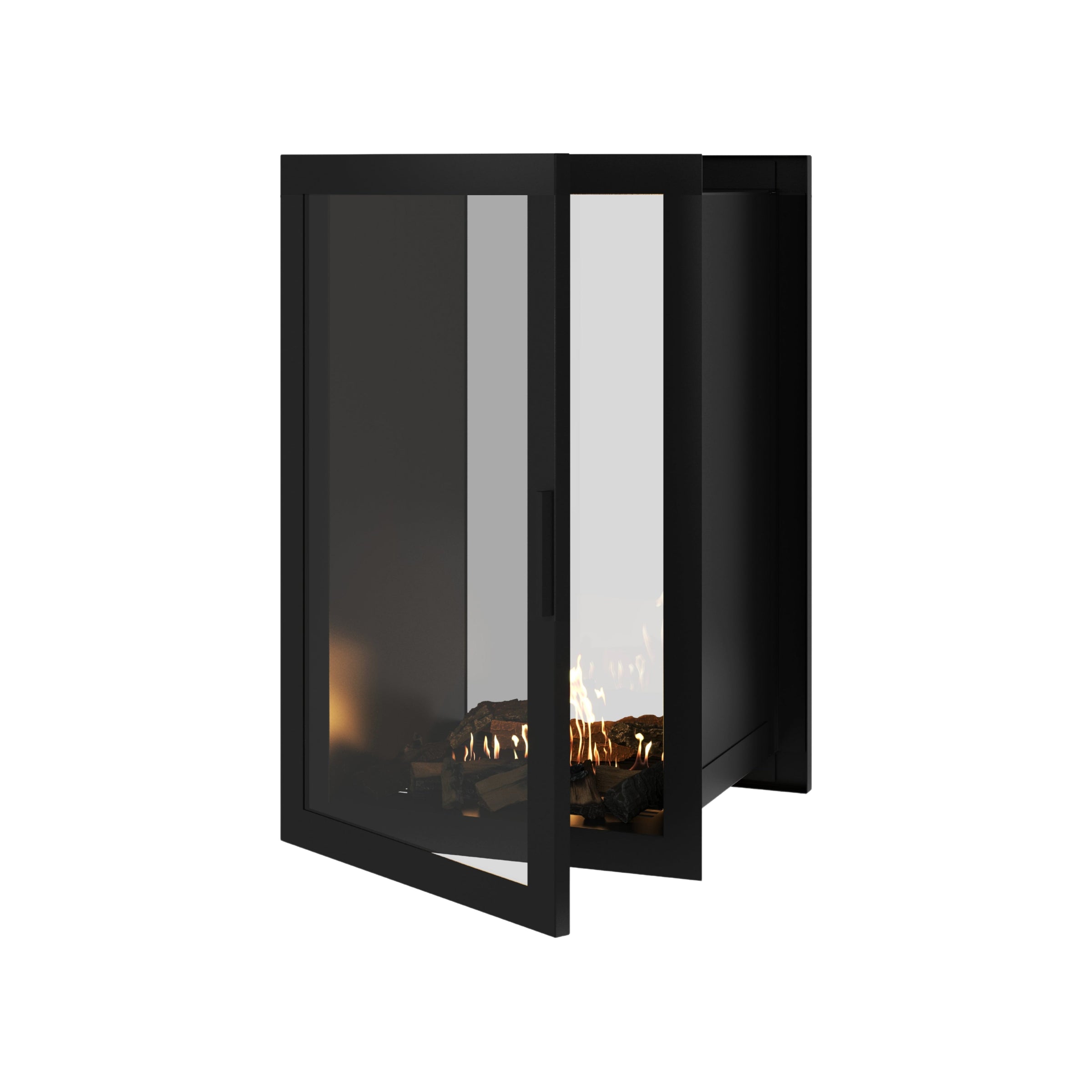 Fame Vertical Doorkijkhaard Met Volle Glas 60 x 100 cm – afbeelding 1