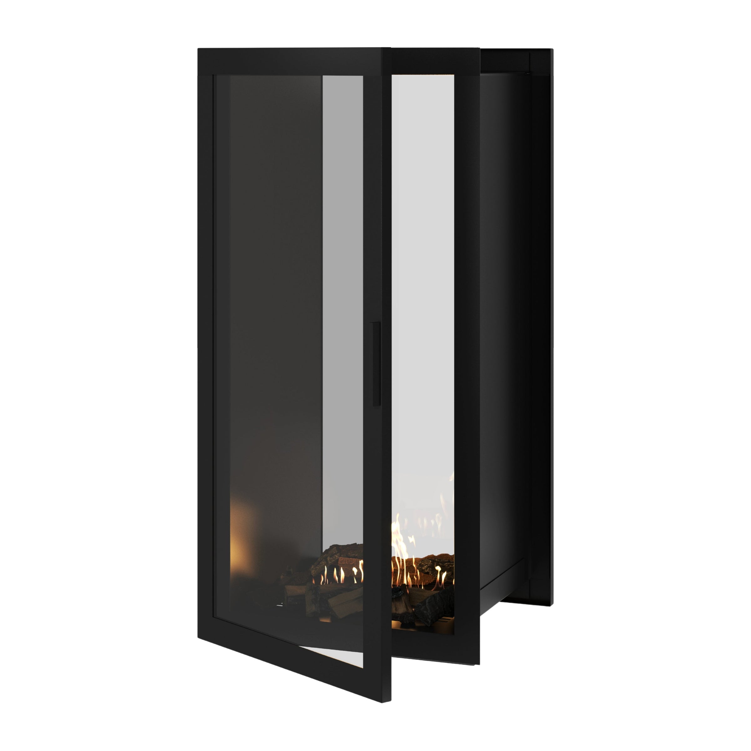 Fame Vertical Doorkijkhaard Met Volle Glas 60 x 160 cm – afbeelding 1