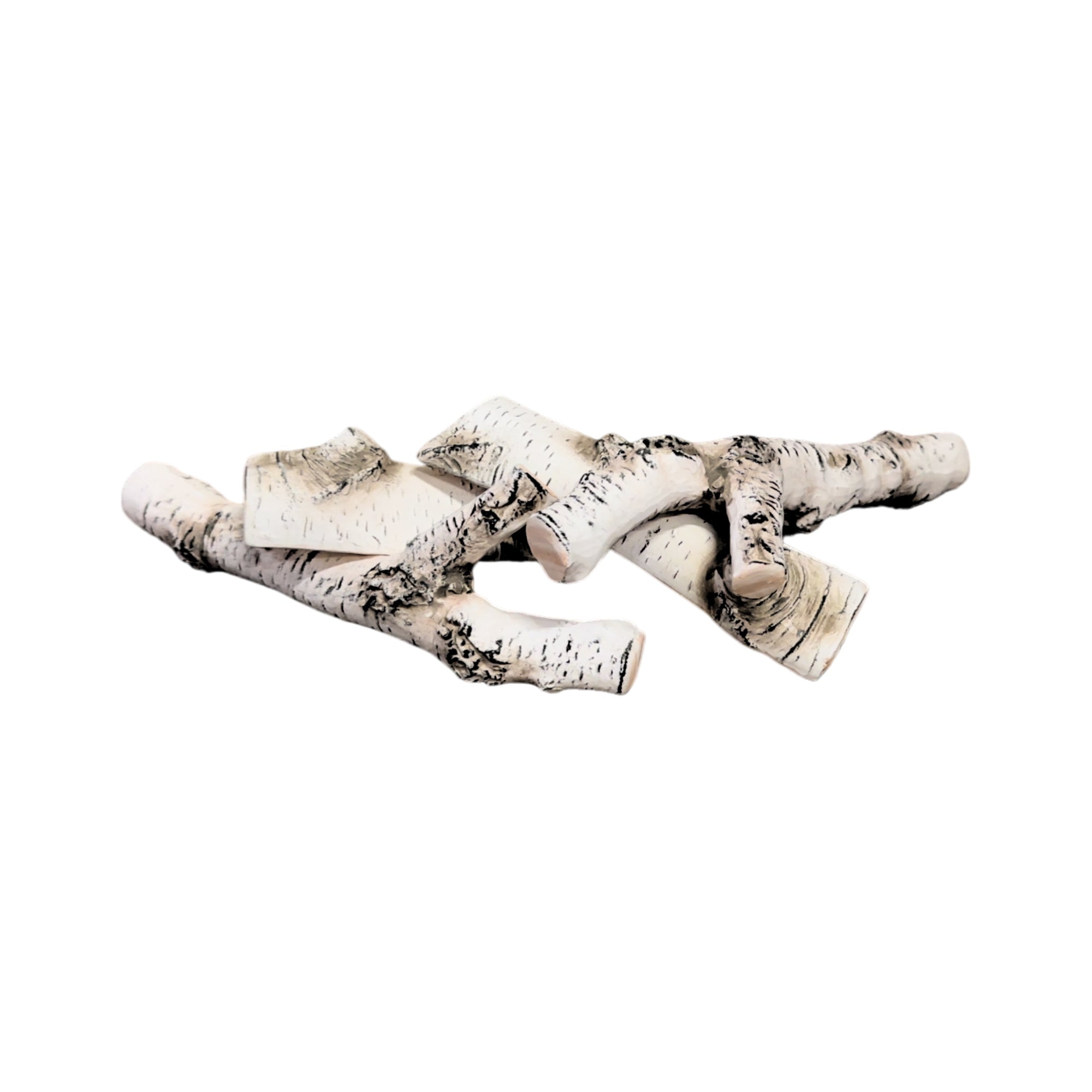 Fames Decoratieve Keramische Houtblokken 4-delig – afbeelding 3