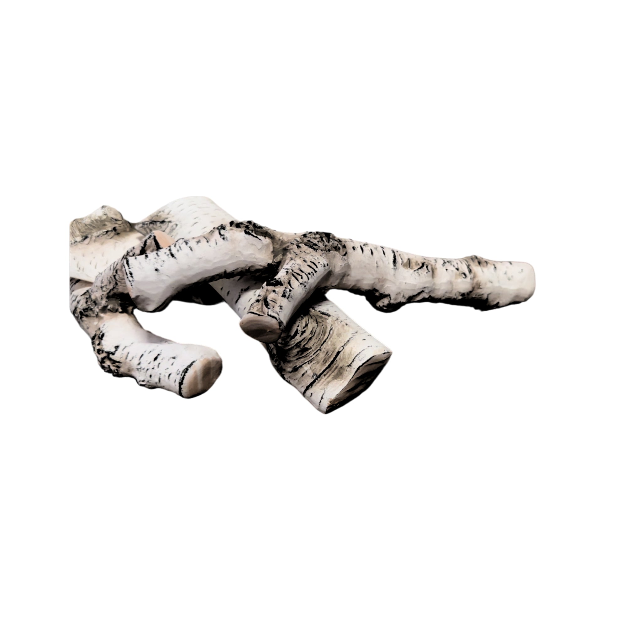 Fames Decoratieve Keramische Houtblokken 4-delig – afbeelding 2