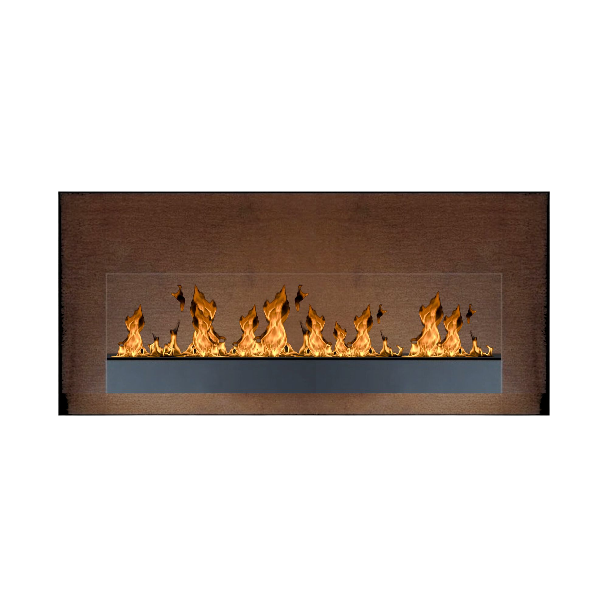 Fudi Roest Bio Ethanol Wandhaard 154 CM