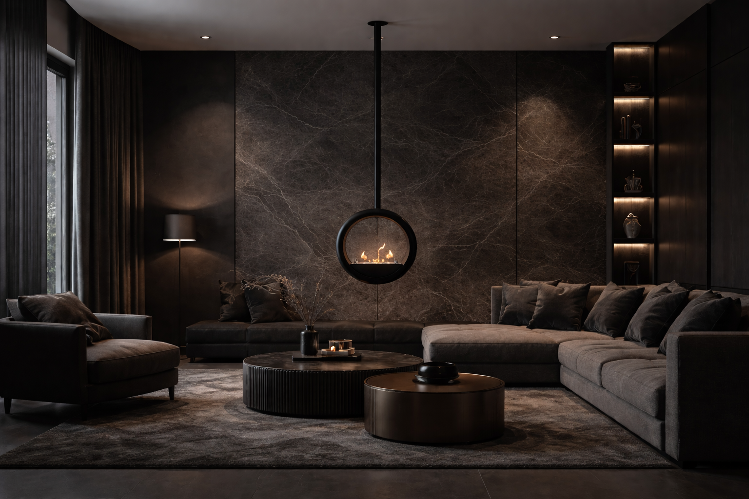 Render van plafondhaard D50 — onderkantaanzicht