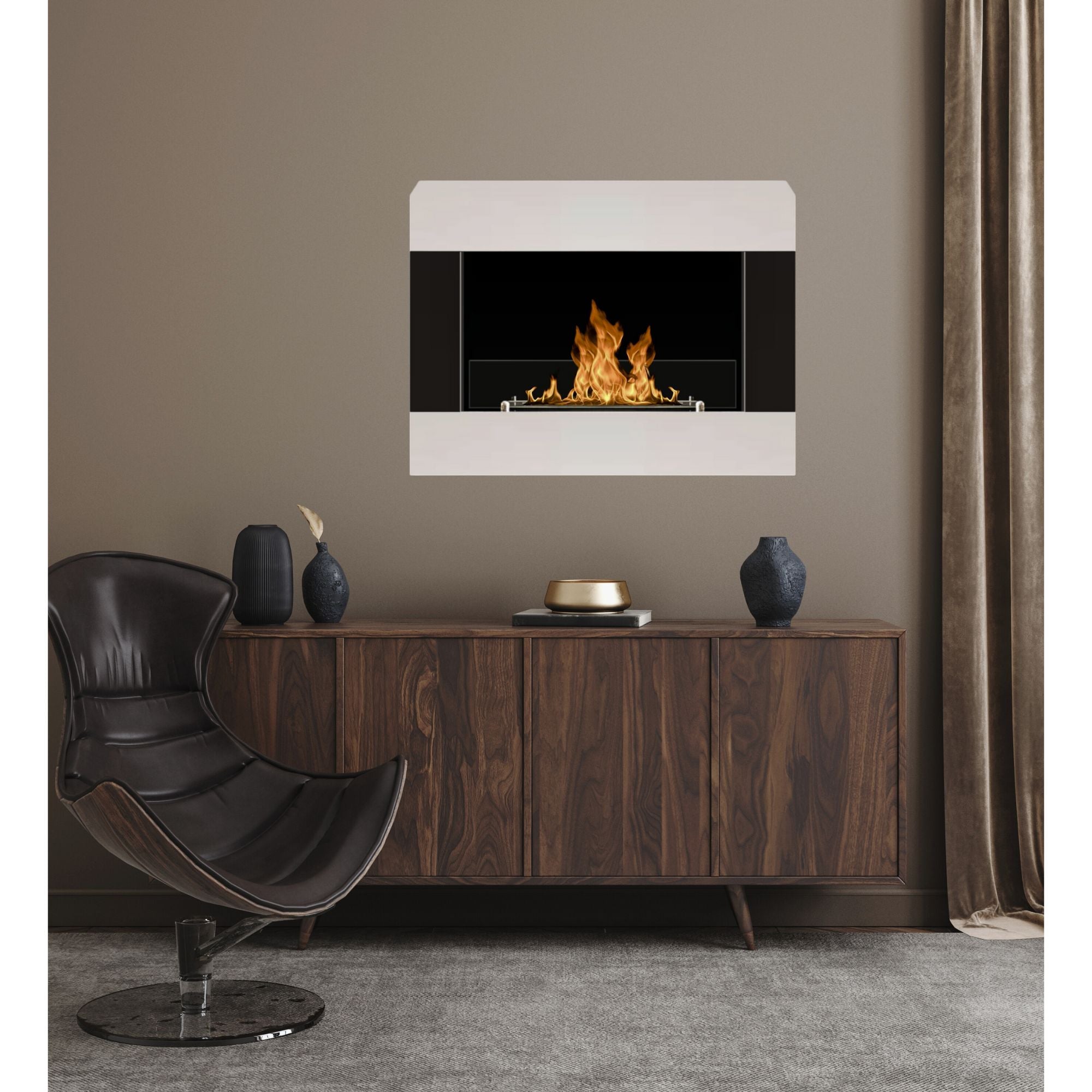Glamvuur Bio-Ethanol Wandhaard 82 cm – afbeelding 3