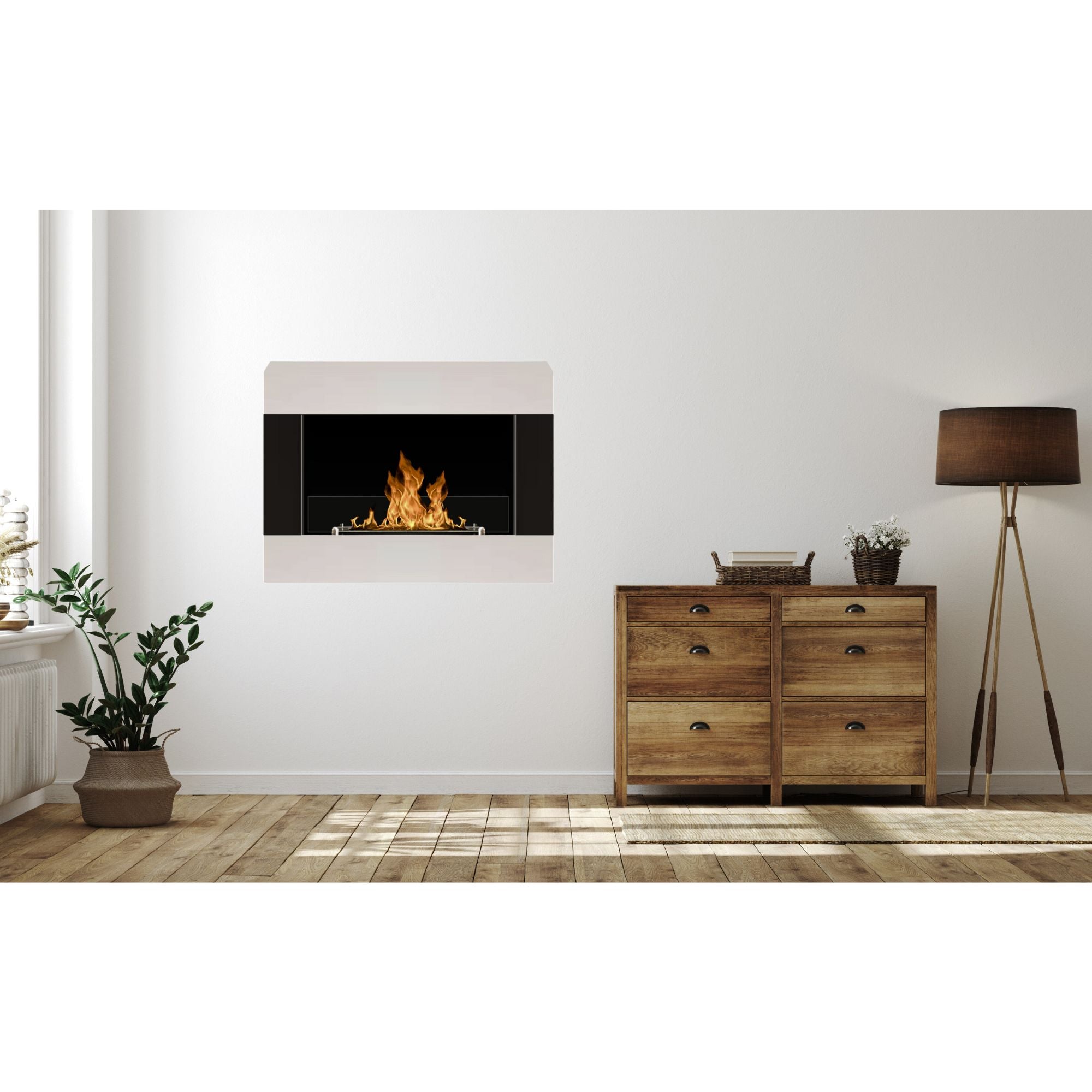Glamvuur Bio-Ethanol Wandhaard 82 cm – afbeelding 2