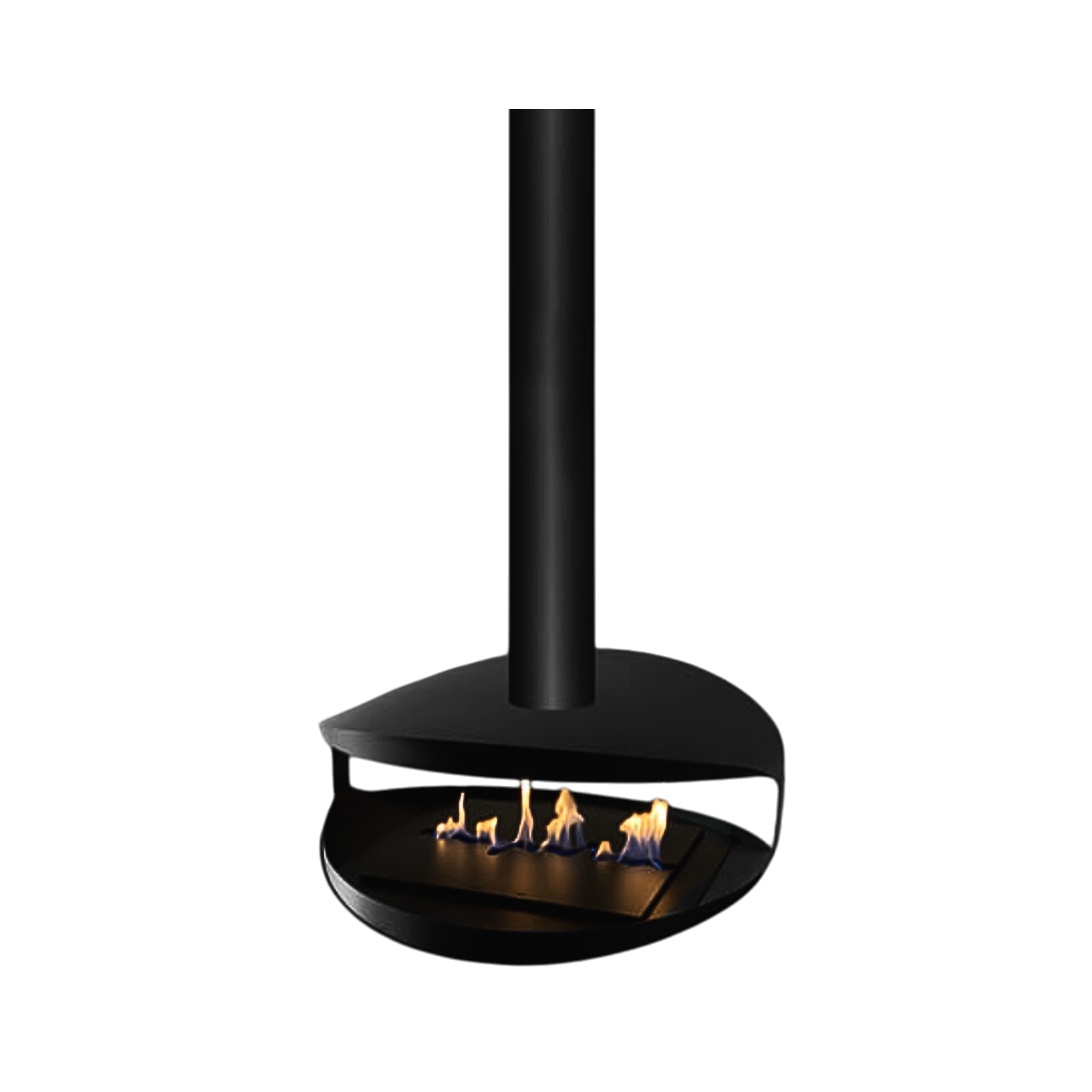 Render van cilinder plafondhaard D80