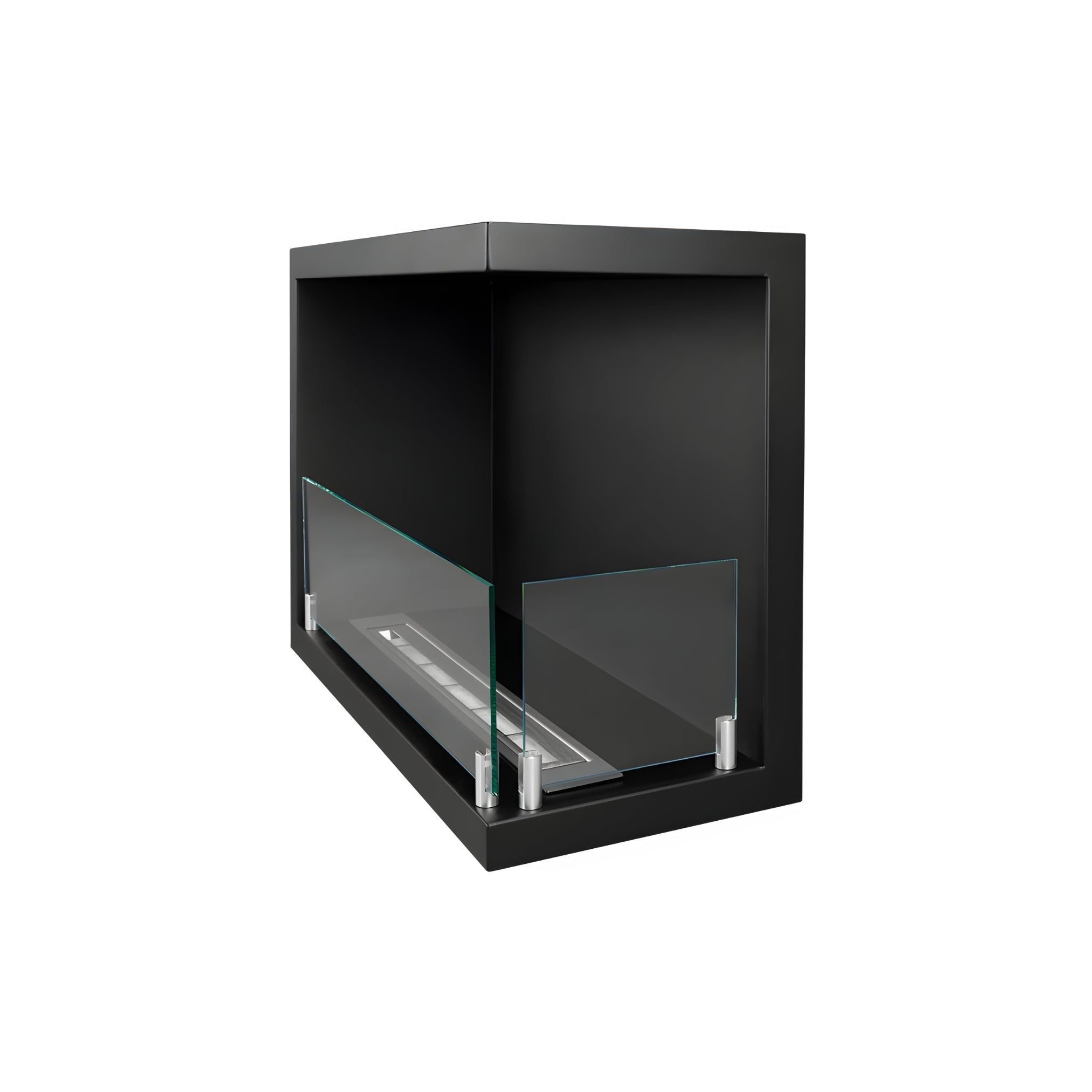 Bio Ethanol Inbouwhoekhaard Rechts 70 cm – afbeelding 2