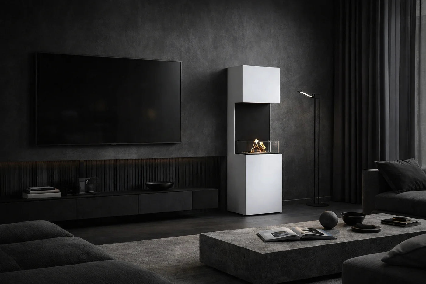 Labo Bio Ethanol Vrijstaand Kachel H150 CM
