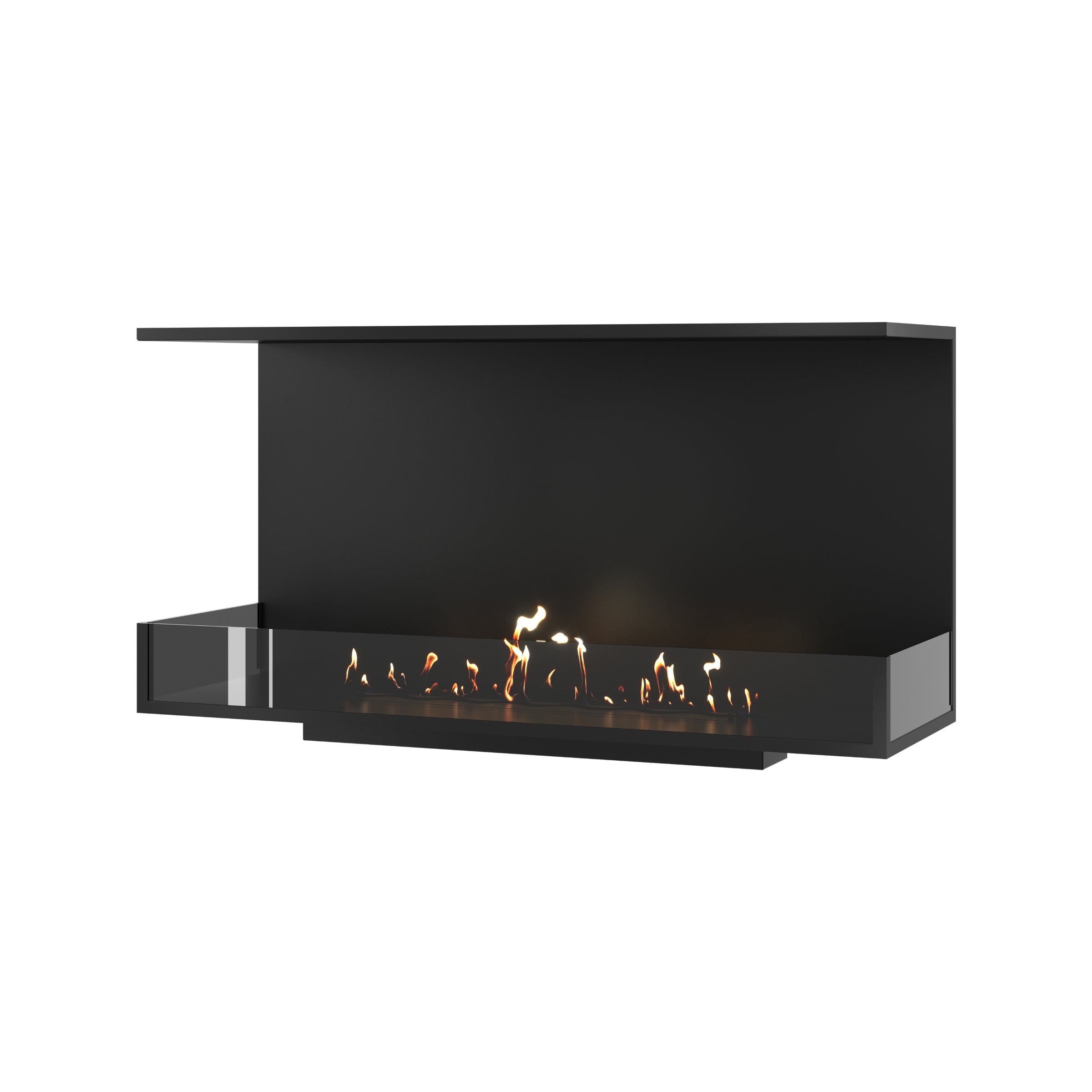 Made Driezijdig Inbouwhaard 110 cm