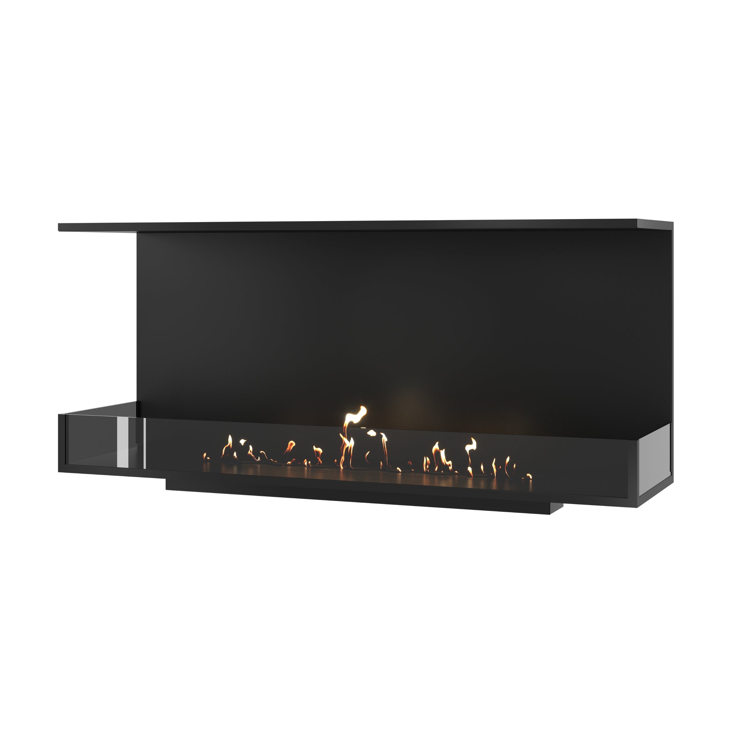 Made Driezijdig Inbouwhaard 140 cm