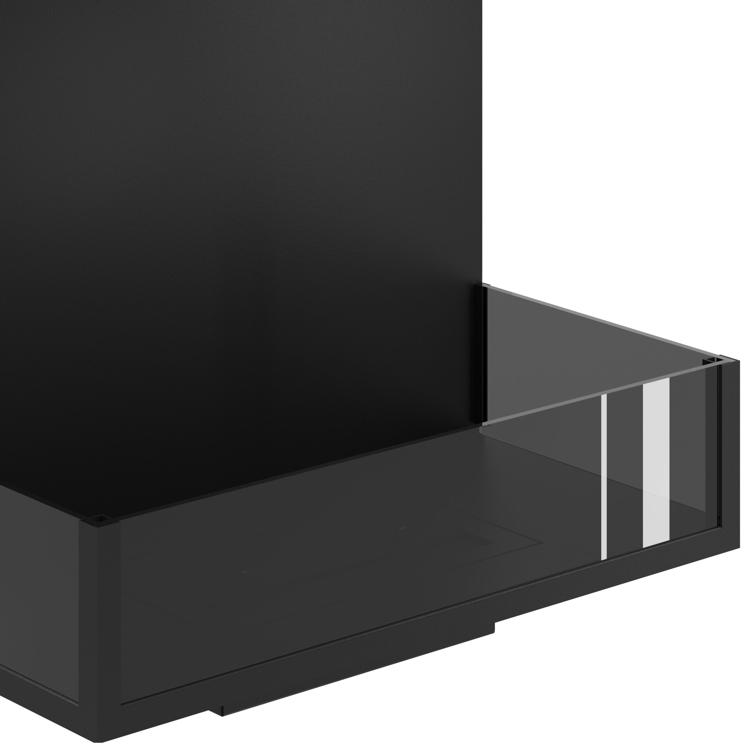 Made Driezijdig Vertical Roomdivider Laag Glas 60 x 140 cm – afbeelding 4