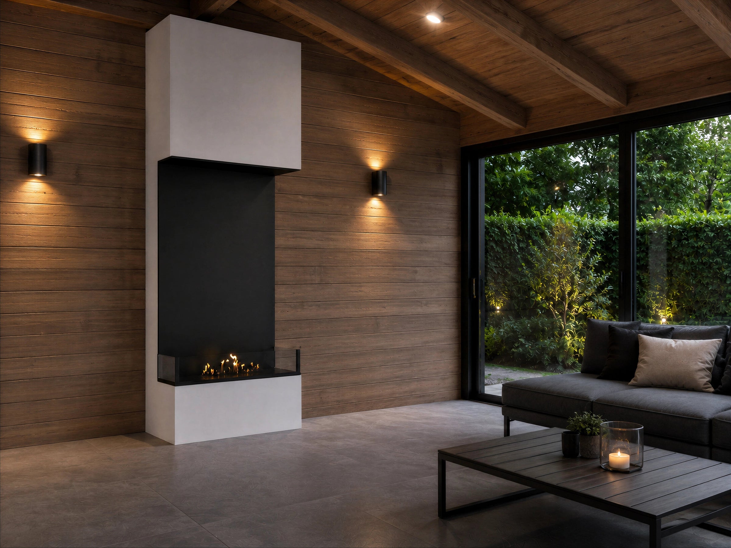 Made Driezijdig Vertical Roomdivider Laag Glas 70 x 100 cm – afbeelding 3