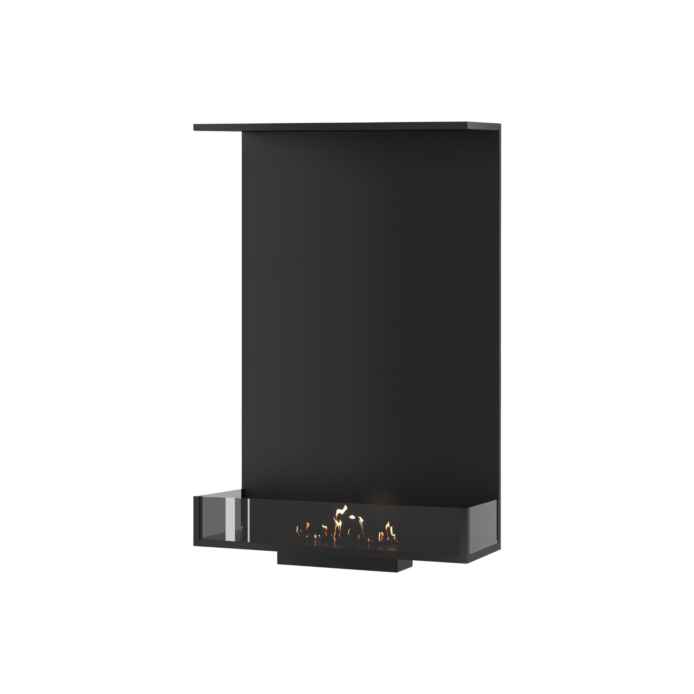 Made Driezijdig Vertical Roomdivider Laag Glas 70 x 100 cm – afbeelding 1