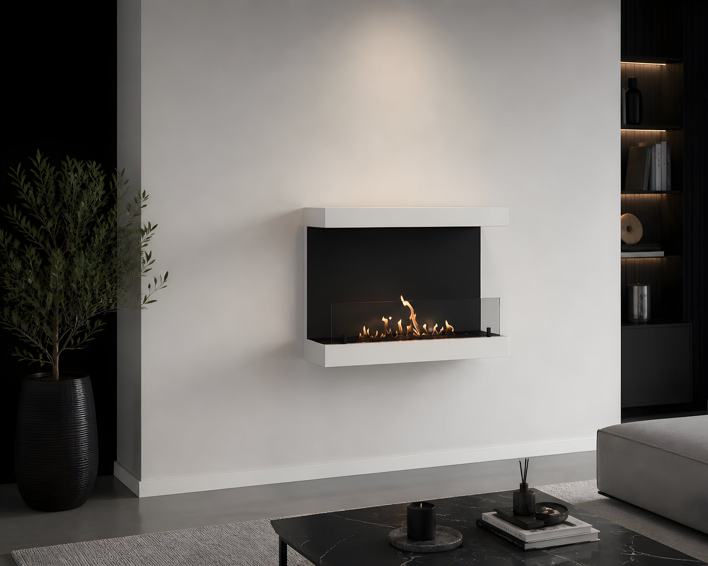 Manche Box Wandhaard Wit 80 cm – afbeelding 4
