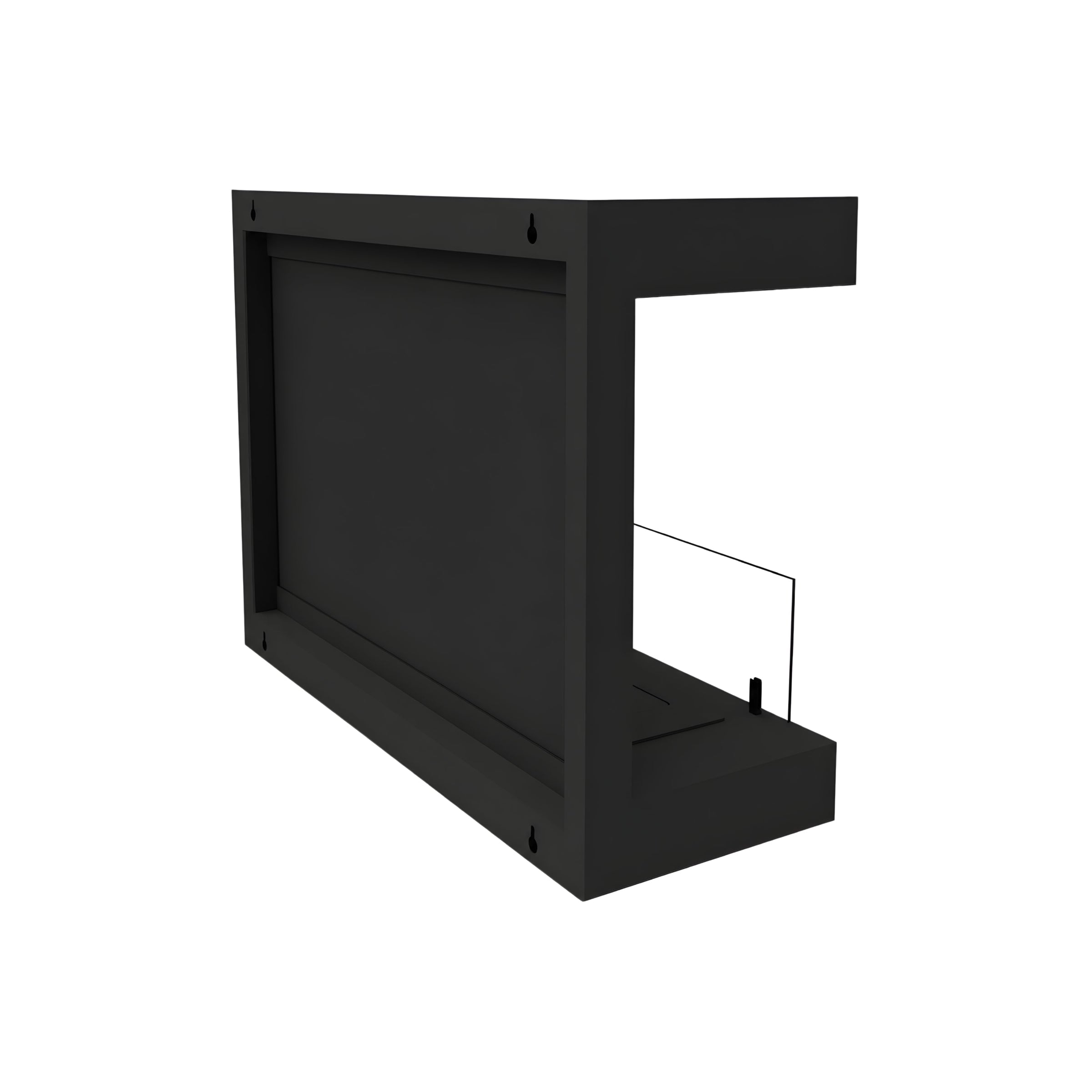 Manche Box Wandhaard Zwart 80 cm – afbeelding 6