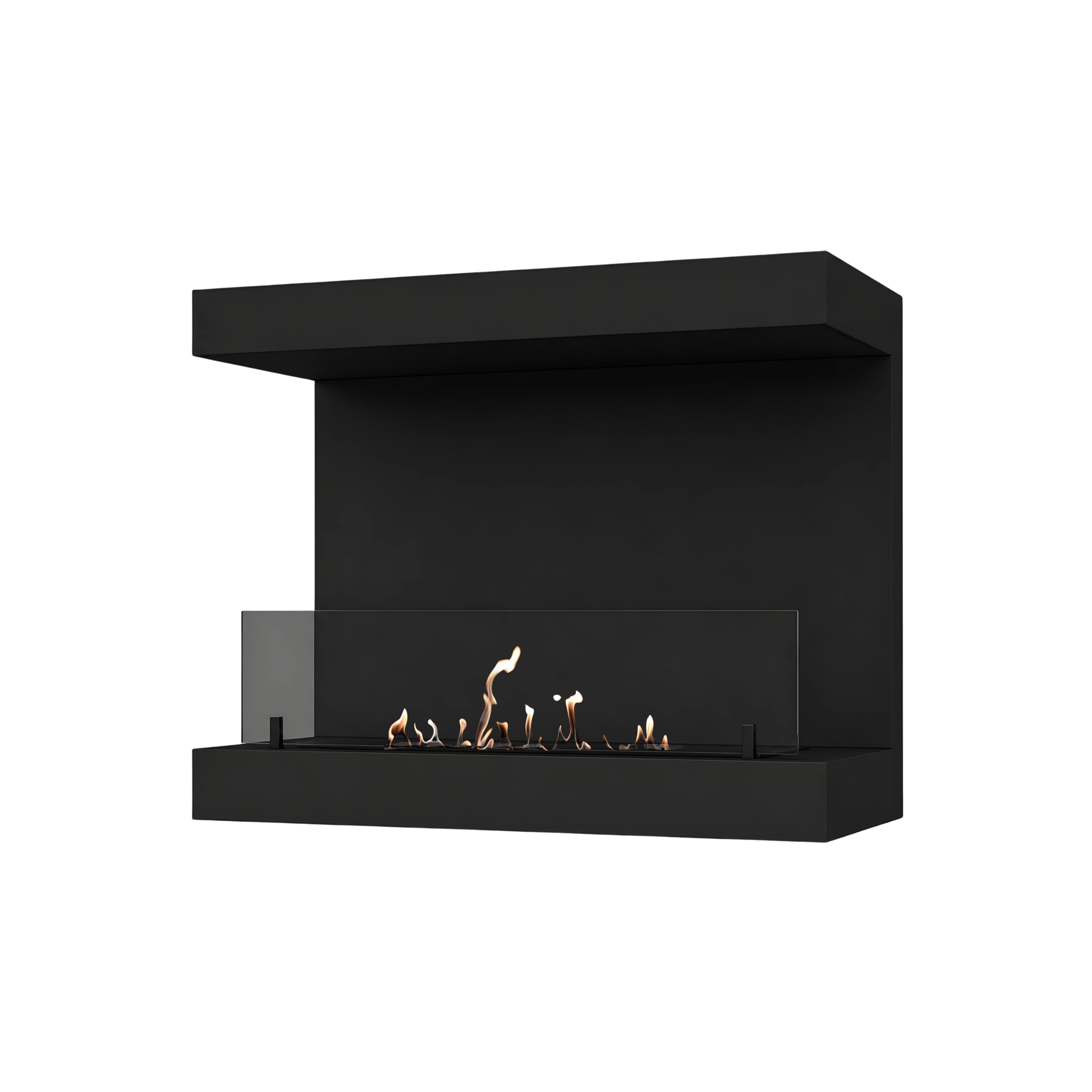 Manche Box Wandhaard Zwart 80 cm – afbeelding 1