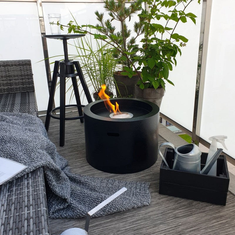 Moon Zwart Bio Ethanol Vrijstaand Haard D47 cm – afbeelding 2