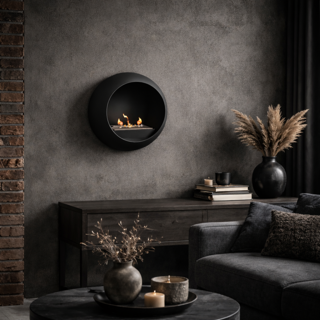 Morenza  Bio Ethanol Wandhaard D60 cm – afbeelding 3