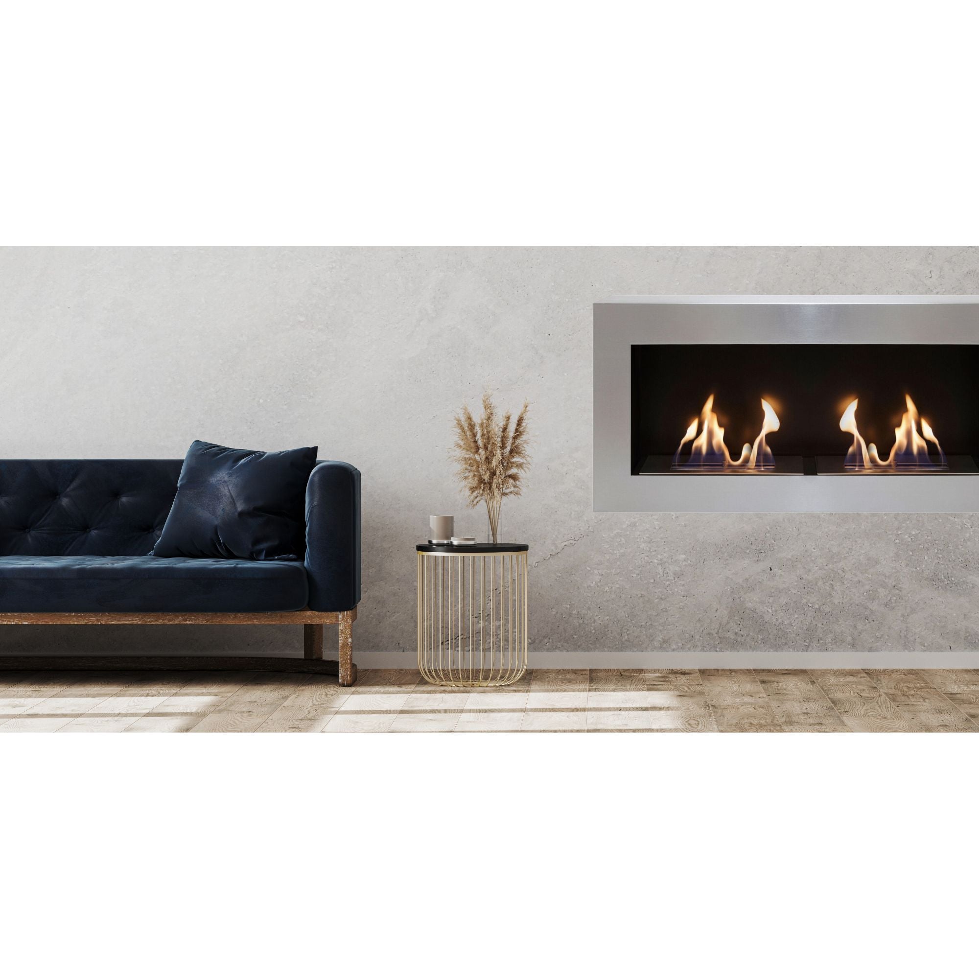 Nasa RVS Bio Ethanol Wandhaard 90 cm – afbeelding 2