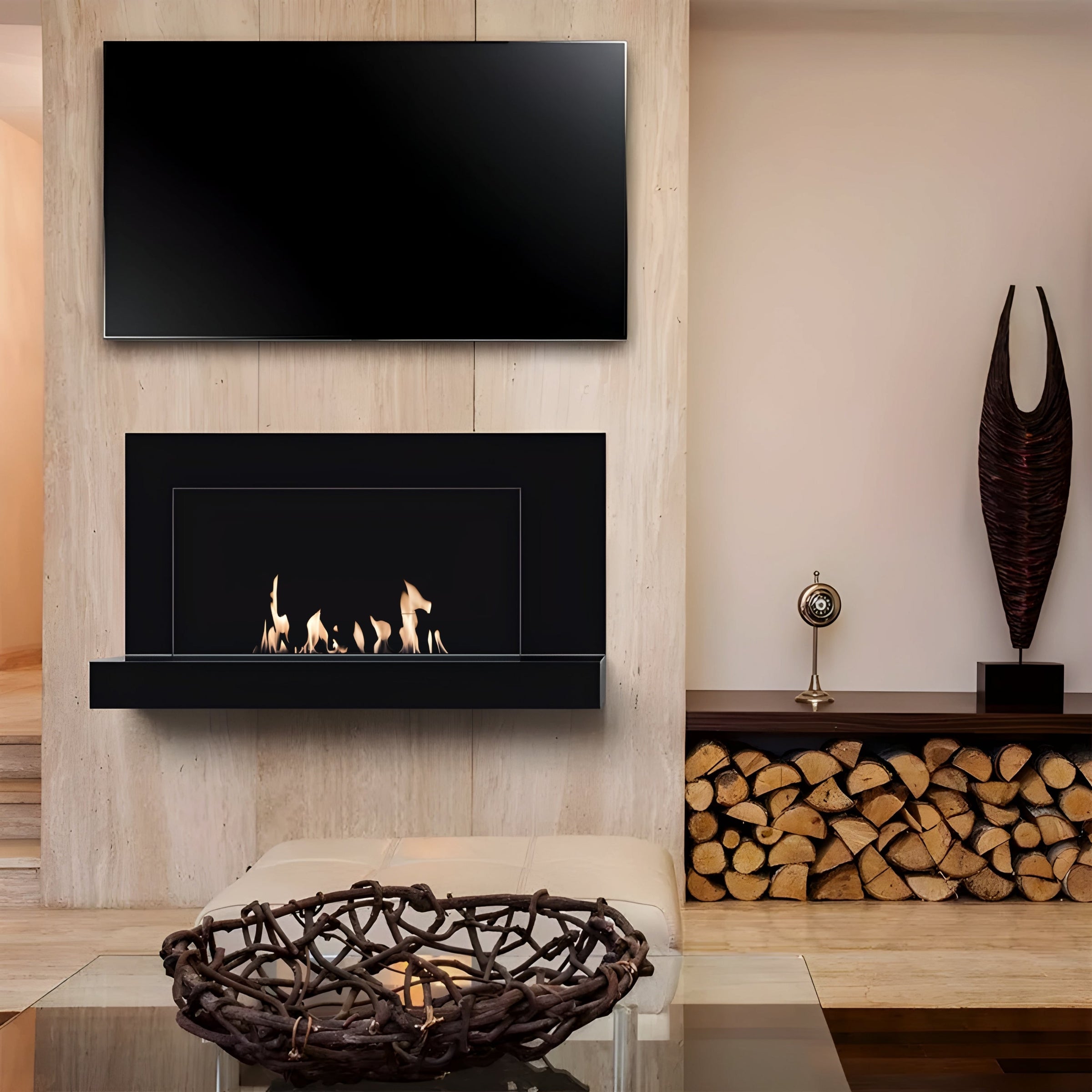 Osla Bio Ethanol Wandhaard 90 cm – afbeelding 2