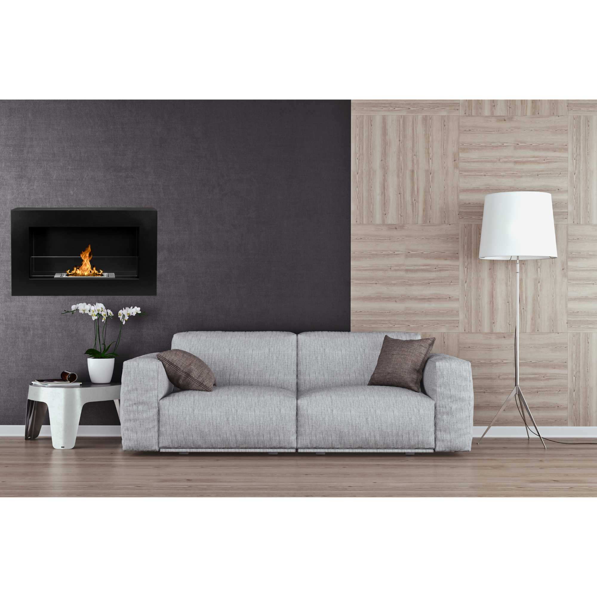 Rea BOX Bio Ethanol Wandhaard 65 cm – afbeelding 4
