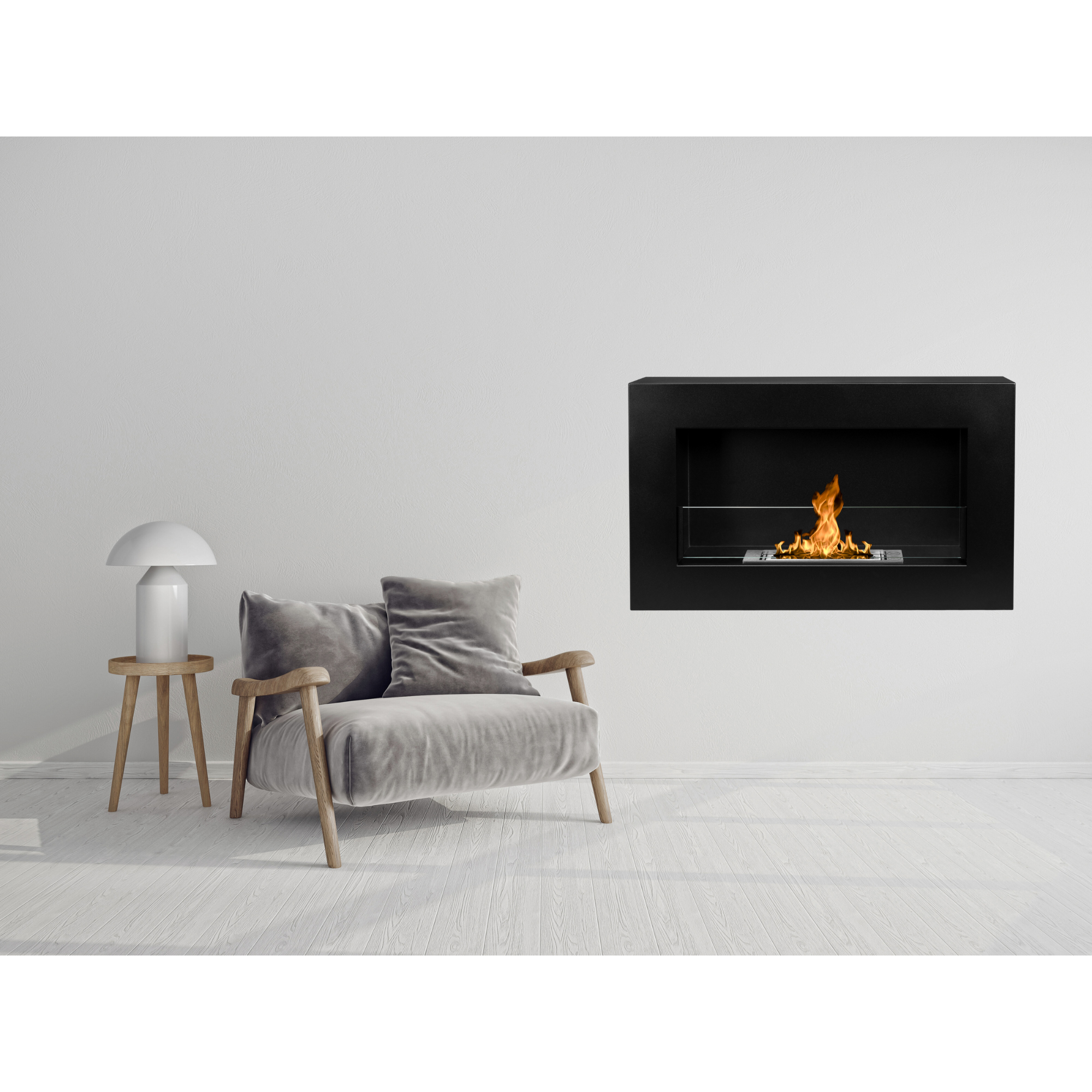 Rea BOX Bio Ethanol Wandhaard 65 cm – afbeelding 2