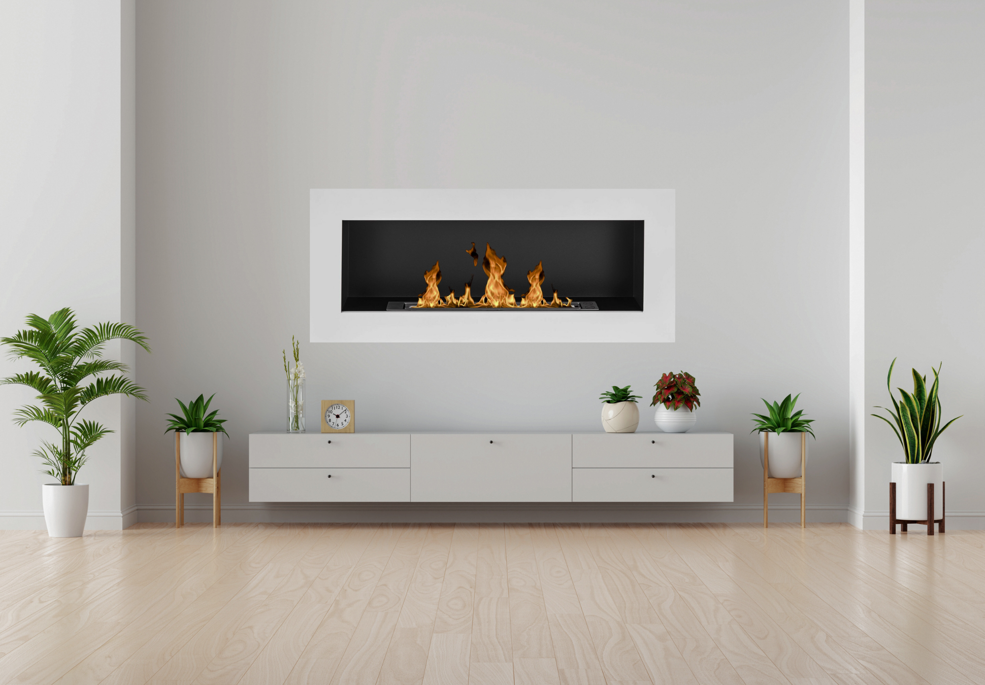 Reo BOX W Bio Ethanol Wandhaard 90 cm – afbeelding 4