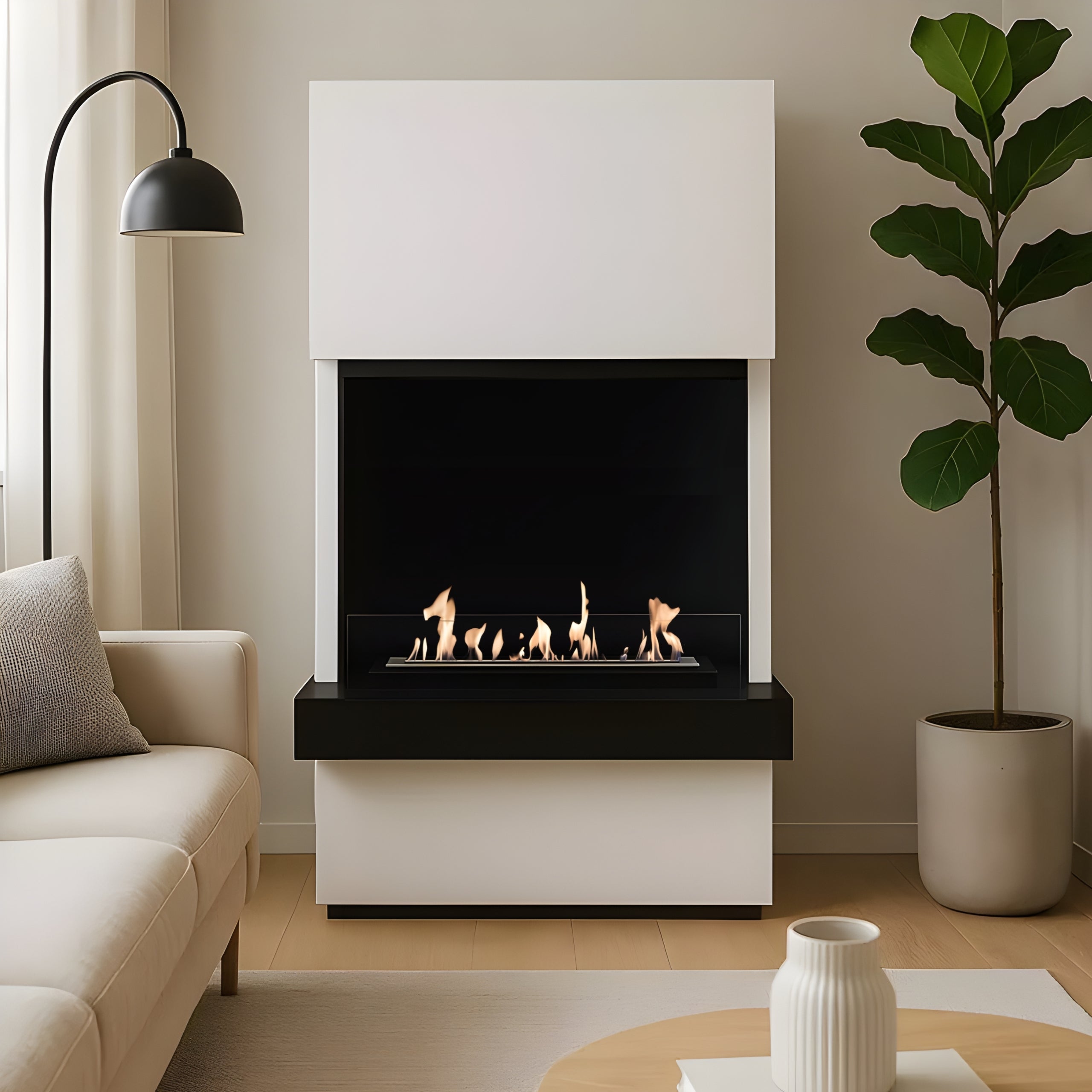 Riman Bio Ethanol Vrijstaand Haard H144 cm