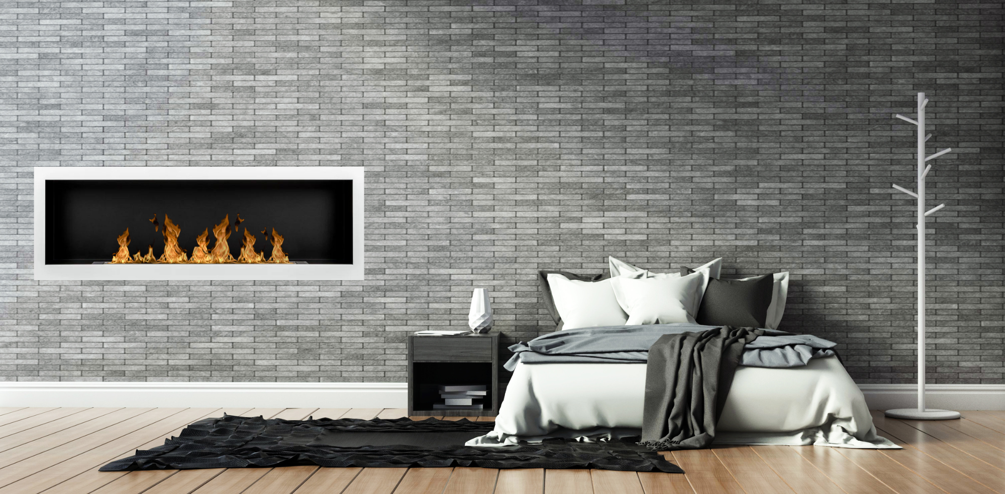 S-line W Bio Ethanol Wandhaard 120 cm – afbeelding 2