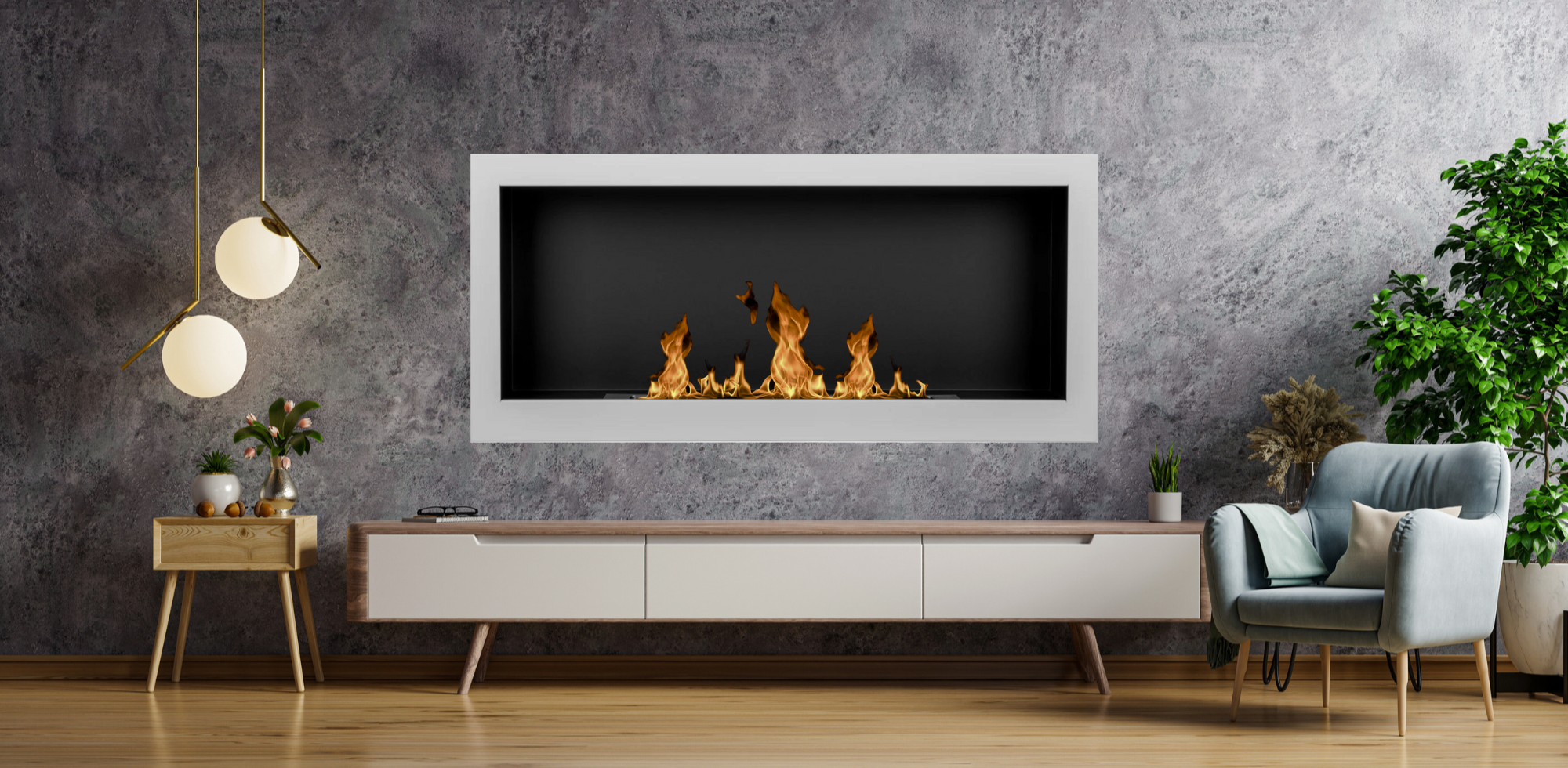 S-line W Bio Ethanol Wandhaard 90 cm – afbeelding 5