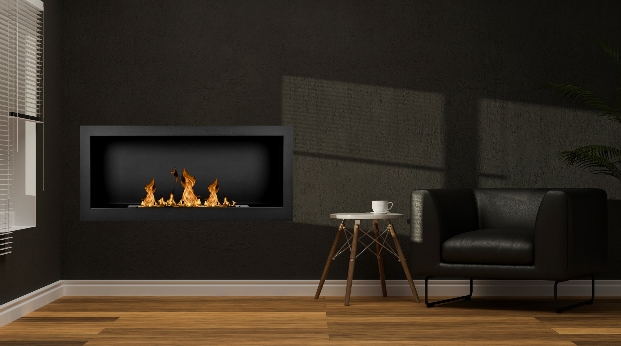 S-line Z Bio Ethanol Wandhaard 90 cm – afbeelding 2