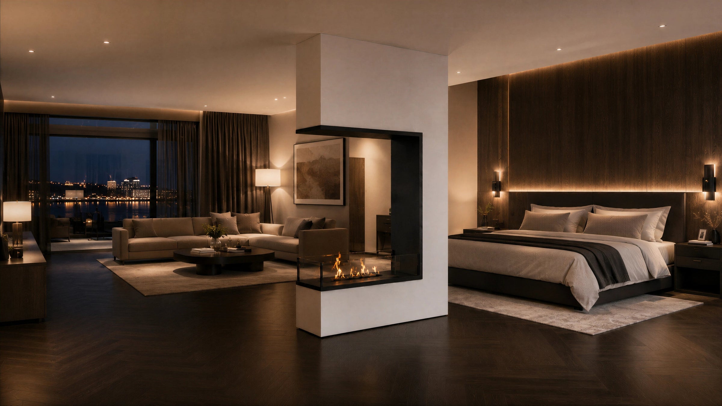 Saint Roomdivider Met Laag Glas 70 x 100 cm – afbeelding 2