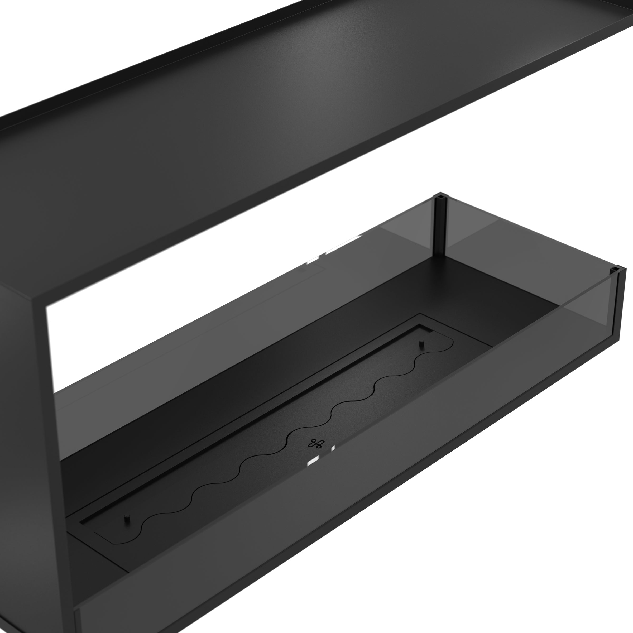 Saint U Vorm Driezijdig Inbouwhaard 130 cm