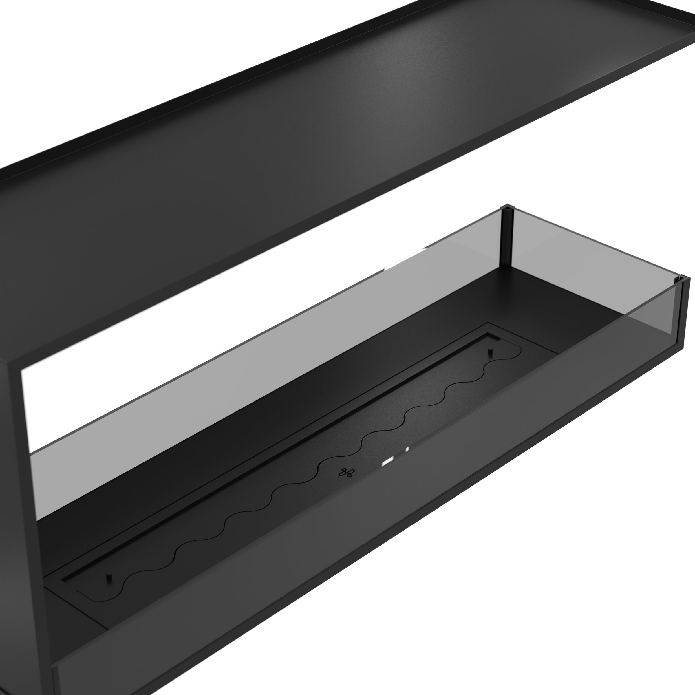 Saint U Vorm Driezijdig Inbouwhaard 140 cm