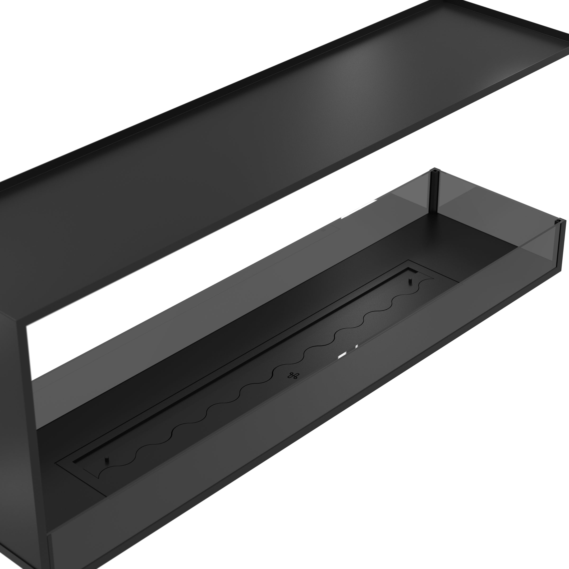 Saint U Vorm Driezijdig Inbouwhaard 160 cm