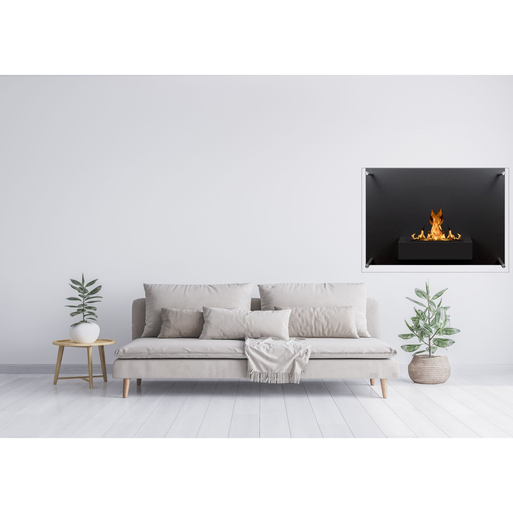 San Bio Ethanol Wandhaard 88 cm – afbeelding 2