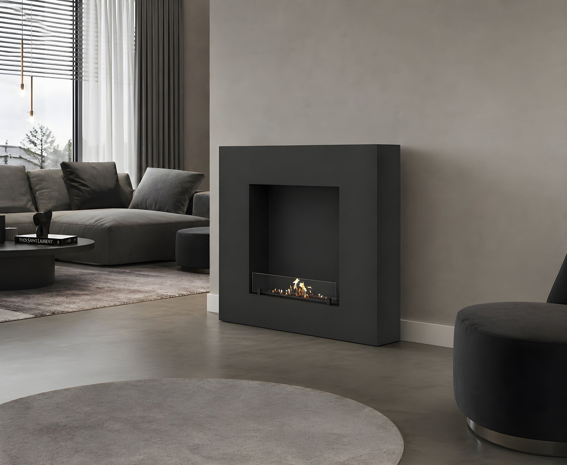 Selected Box Bio Ethanol Vrijstaand Haard 120 cm – afbeelding 2