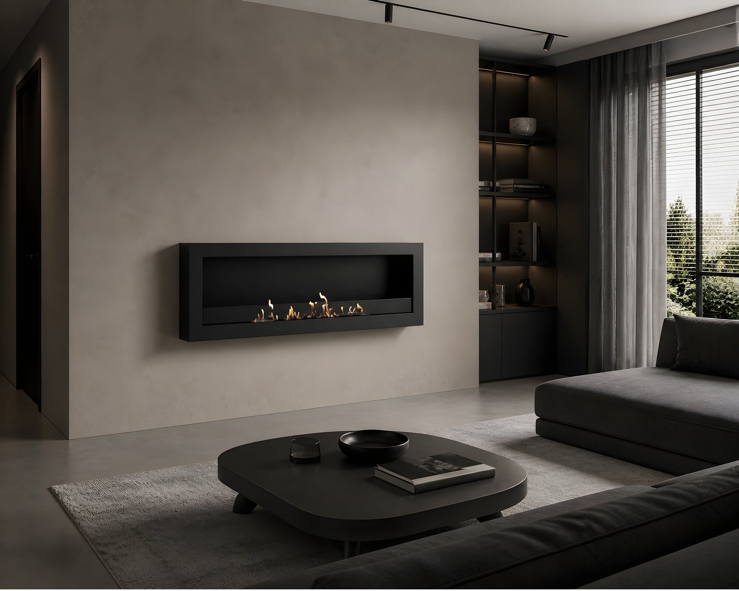 Selected Box Wandhaard Zwart 140 cm – afbeelding 2