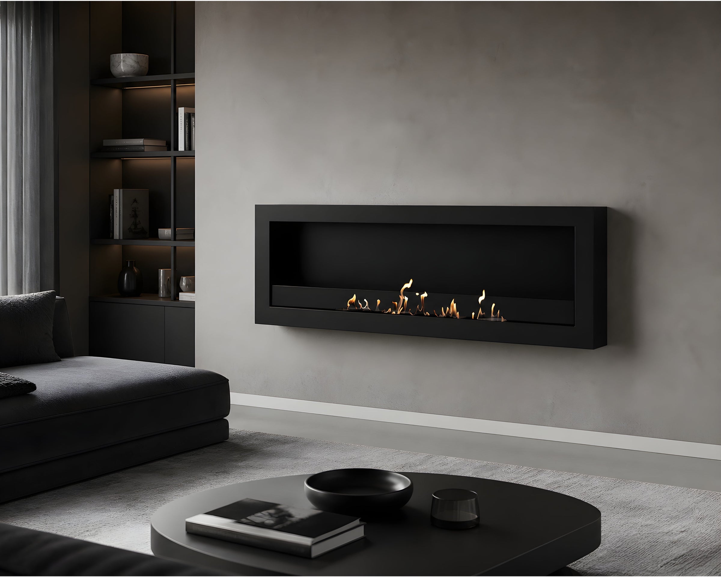 Selected Box Wandhaard Zwart 140 cm – afbeelding 3