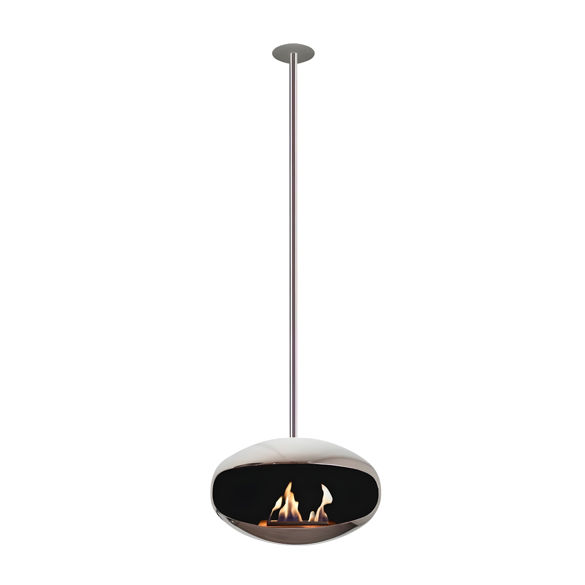 Selected RVS Bio Ethanol Plafondhaard 60 cm – afbeelding 1