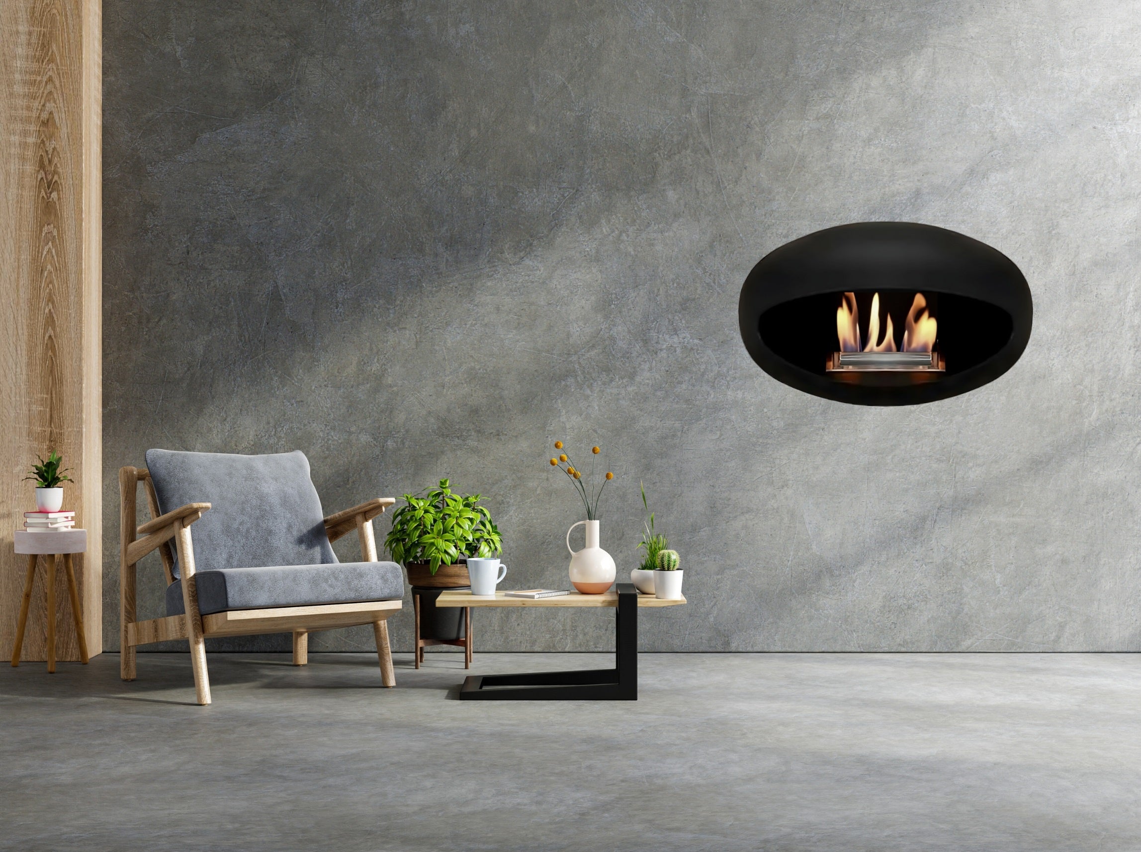 Selected Wall Bio Ethanol Wandhaard D60 cm – afbeelding 4
