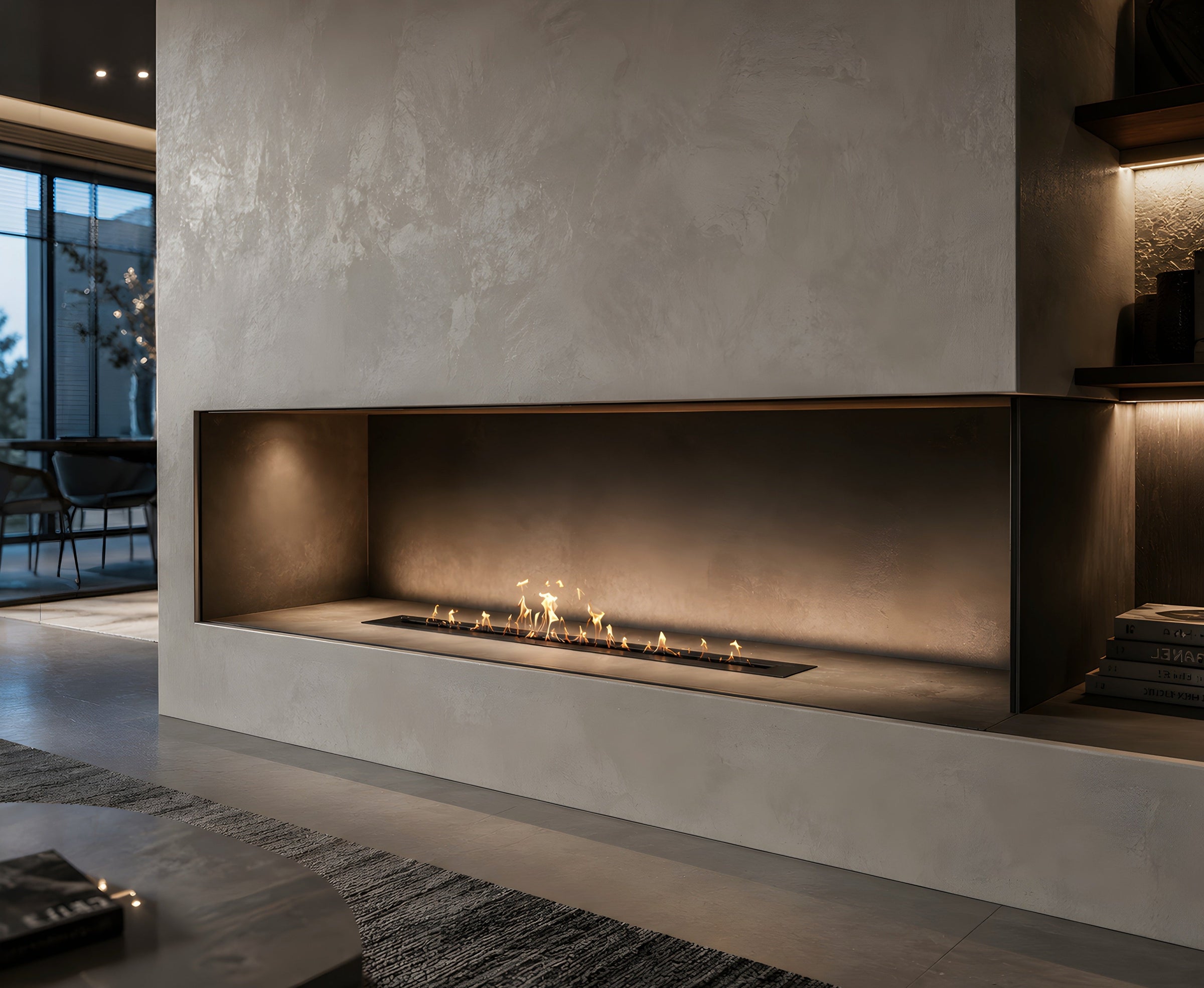 Solo Line Inbouwbrander 120 cm