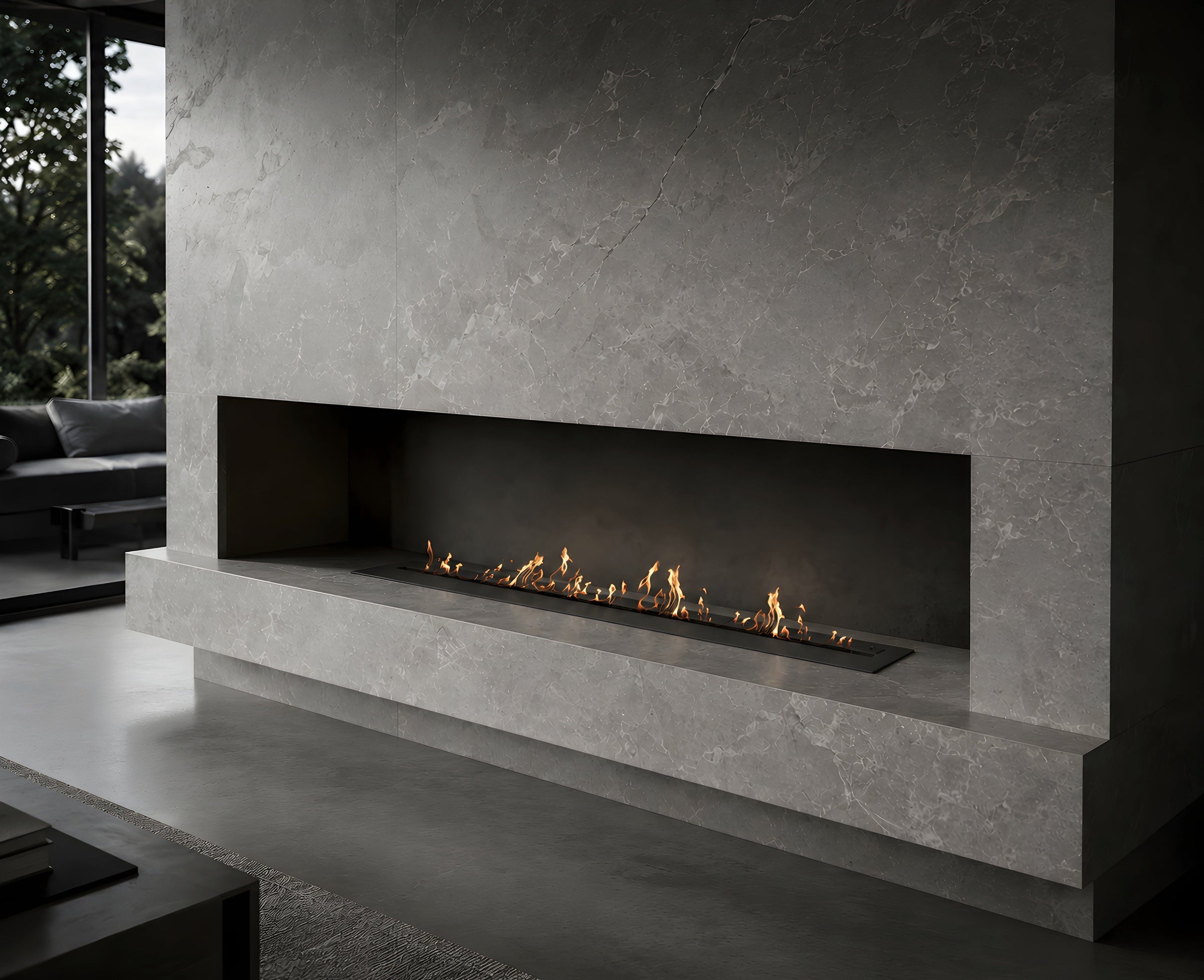 Solo Line Inbouwbrander 160 cm