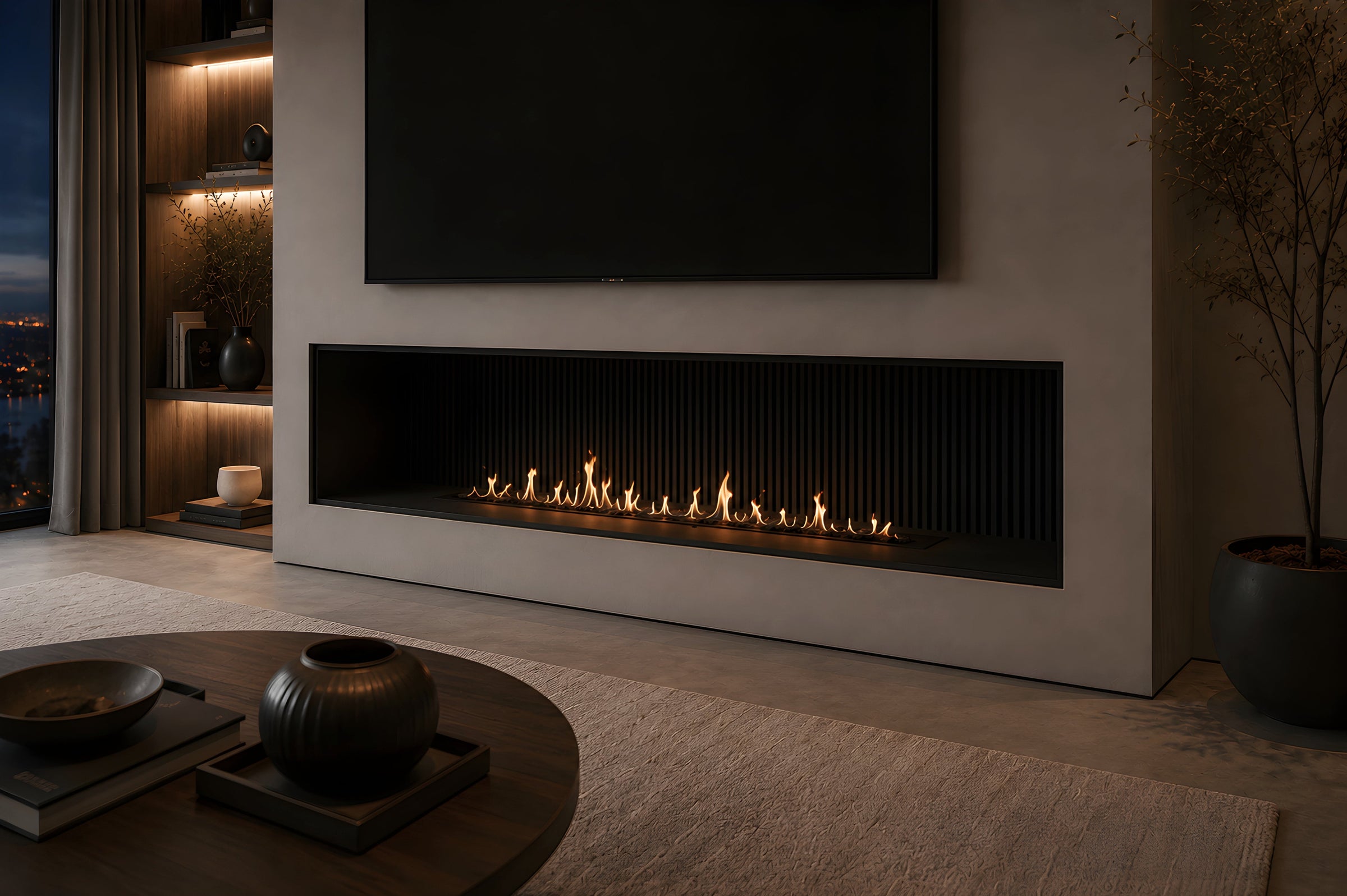 Solo Line Inbouwbrander 170 cm