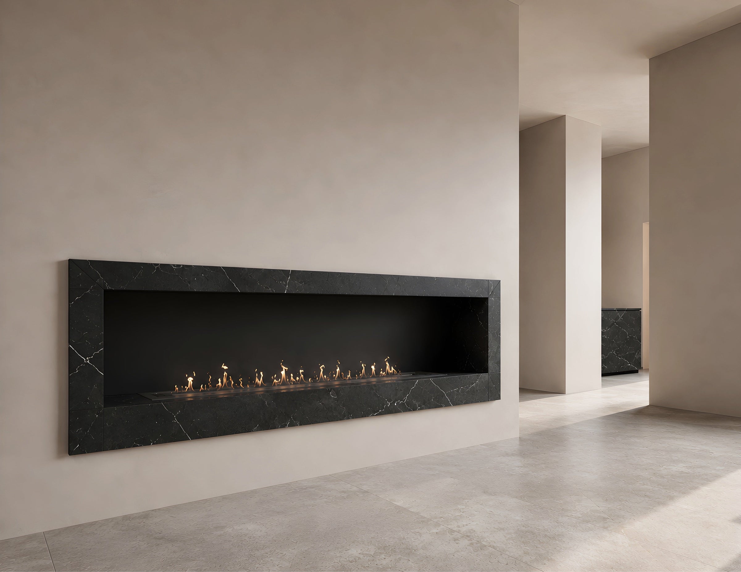 Solo Line Inbouwbrander 180 cm