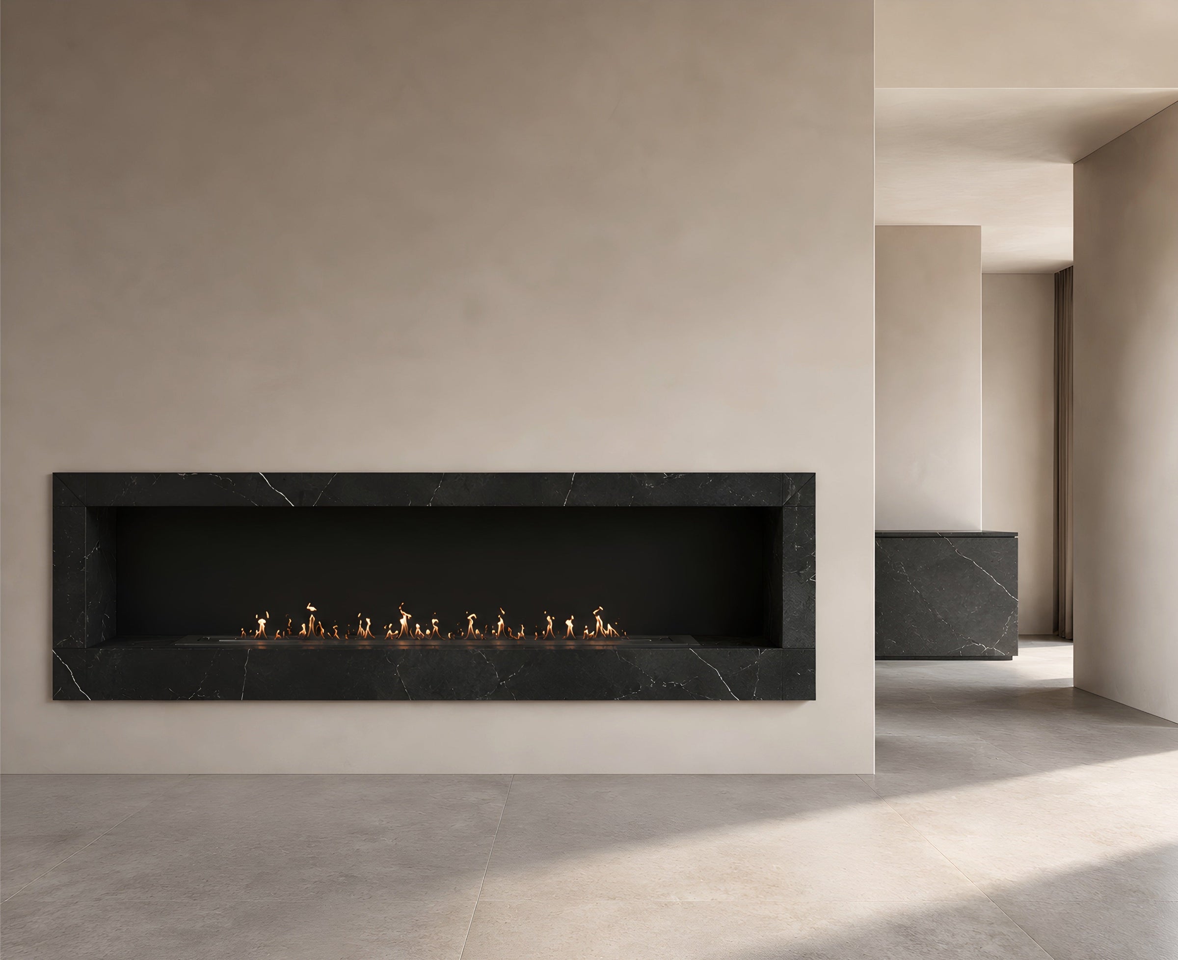 Solo Line Inbouwbrander 180 cm
