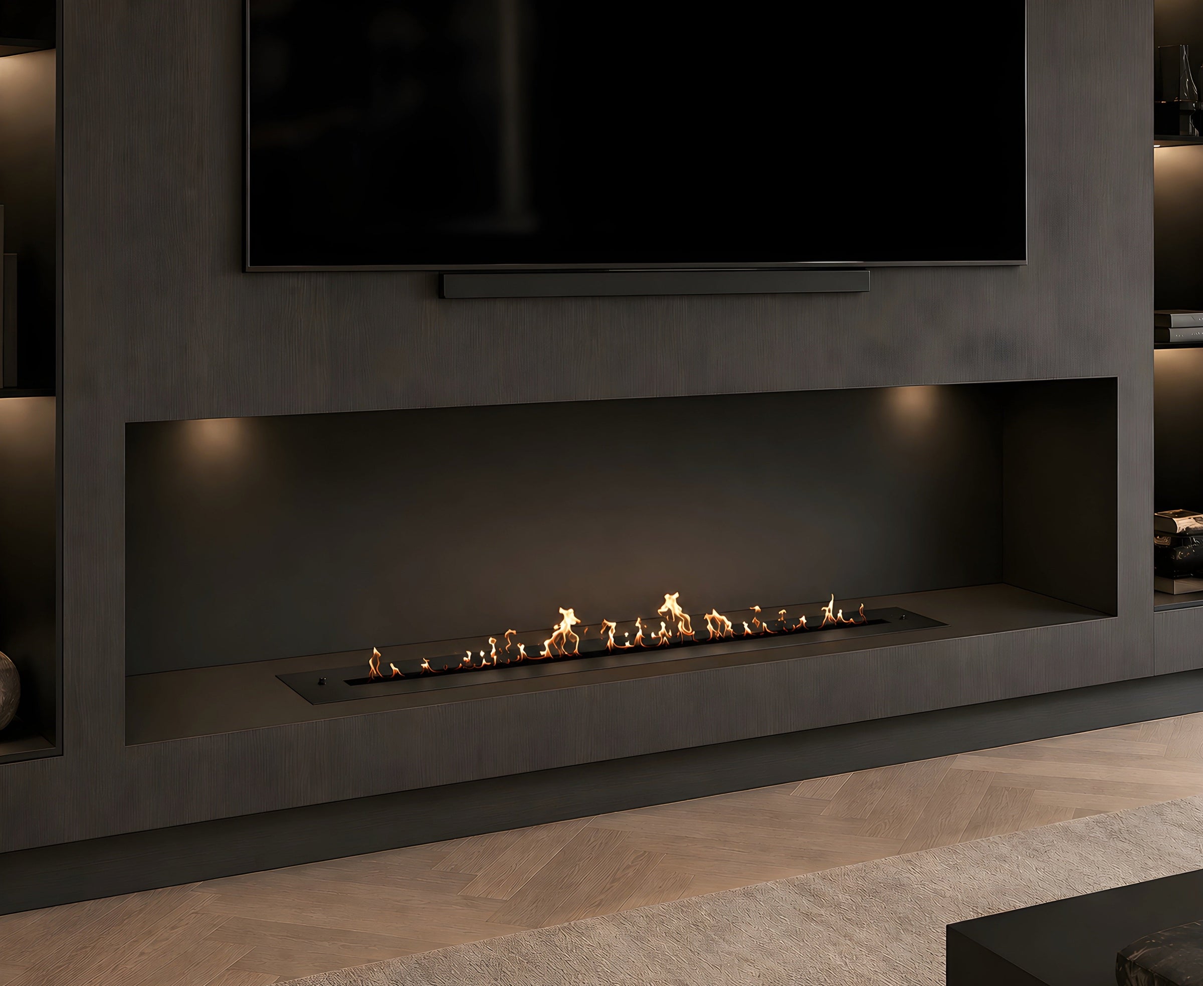 Solo Line Inbouwbrander 190 cm