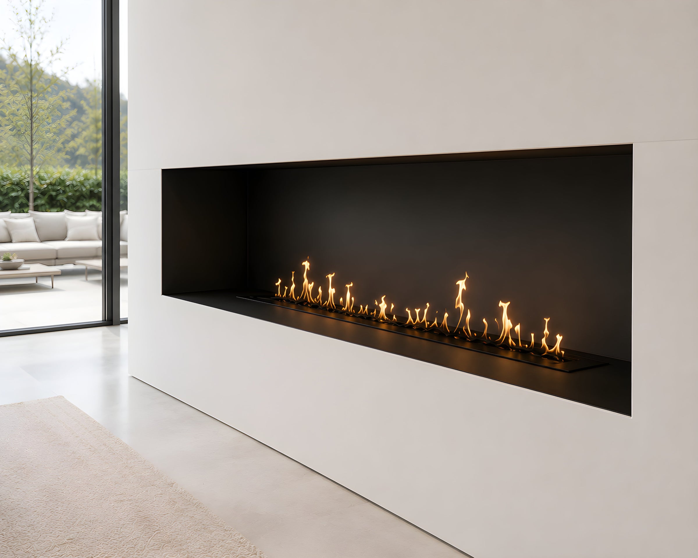 Solo Wave Inbouwbrander 150 cm