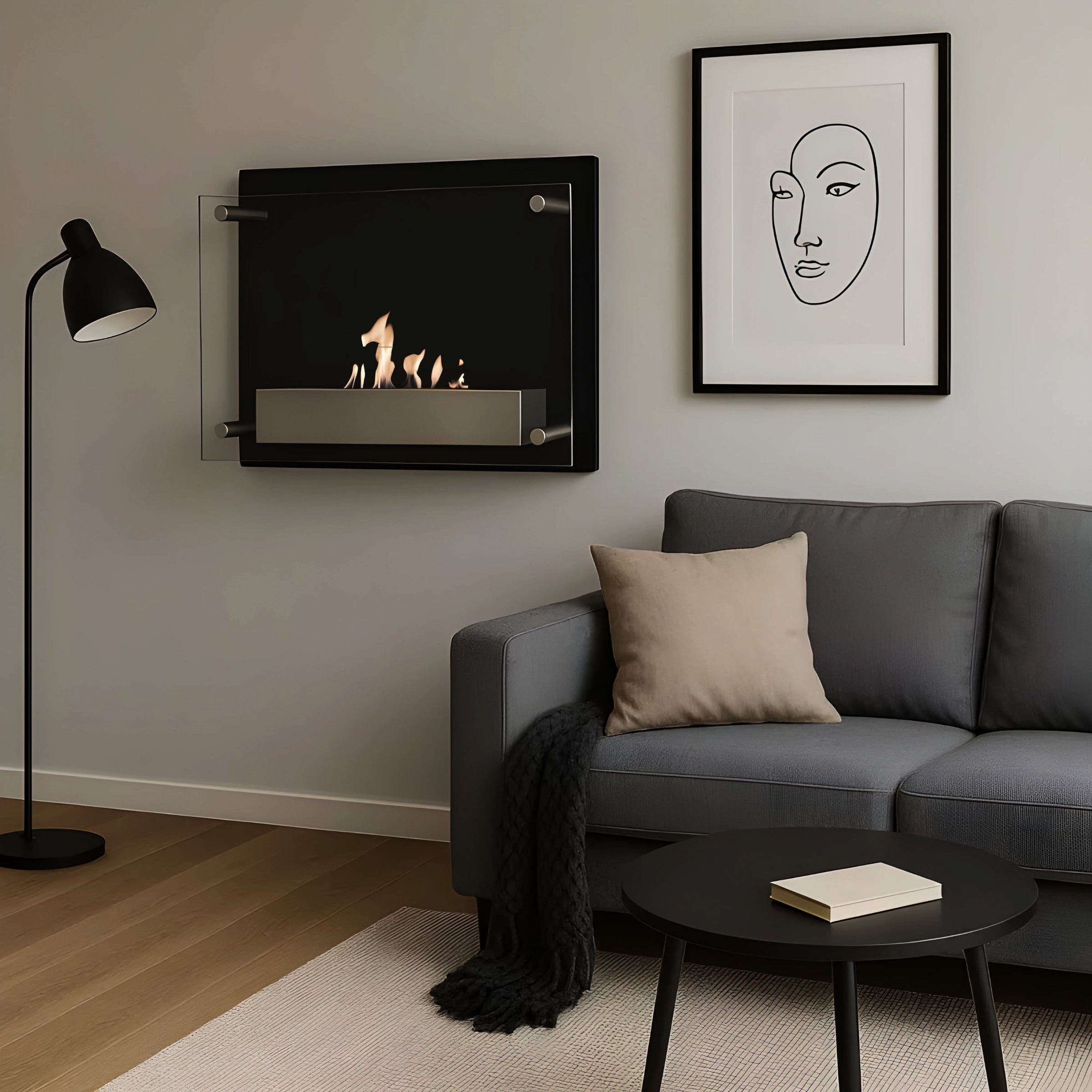 Somo Bio Ethanol Wandhaard 60 cm – afbeelding 2