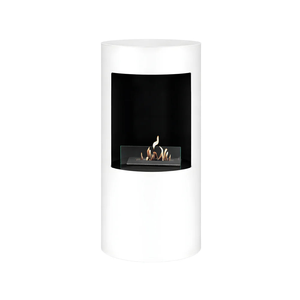 Vale Wit Bio Ethanol Vrijstaand Kachel H80 CM