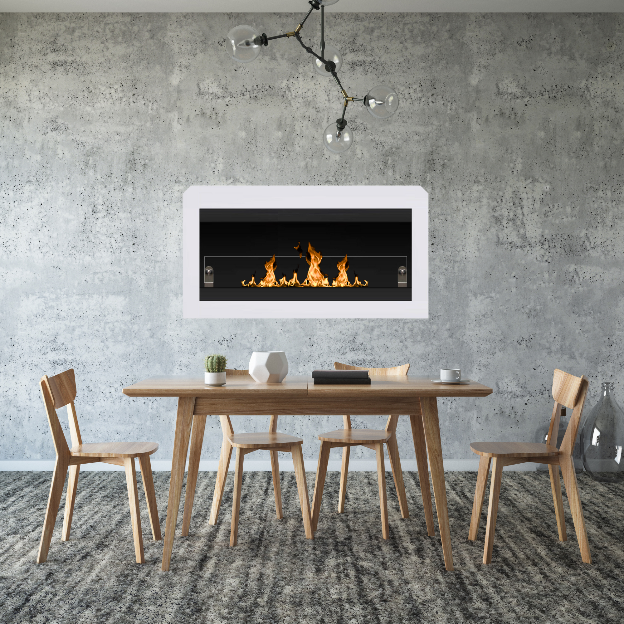Vila W Bio Ethanol Wandhaard 110 cm – afbeelding 3